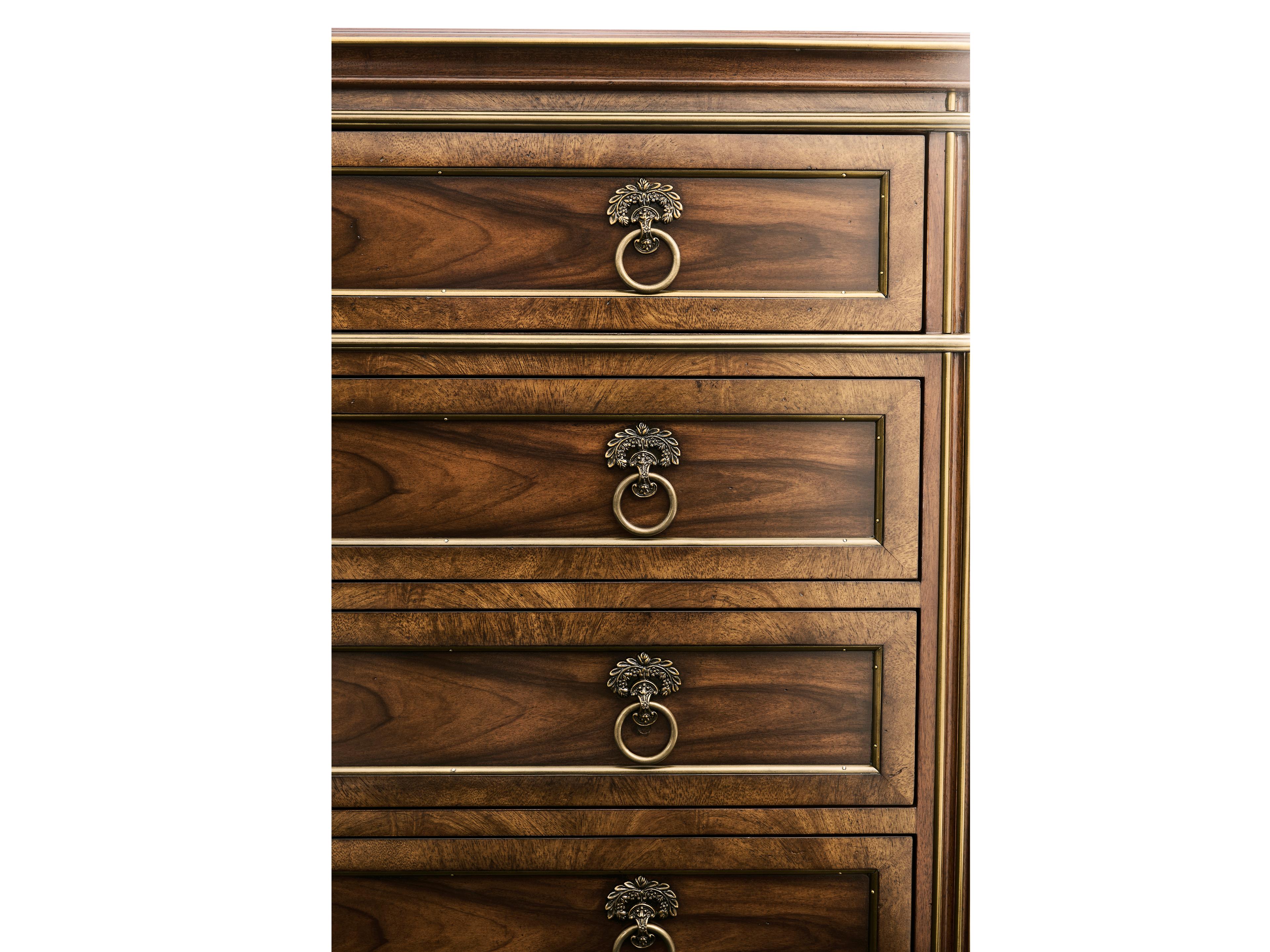 Jonathan Charles Viceroy Mahogany Wood Santos Brown Sideboard