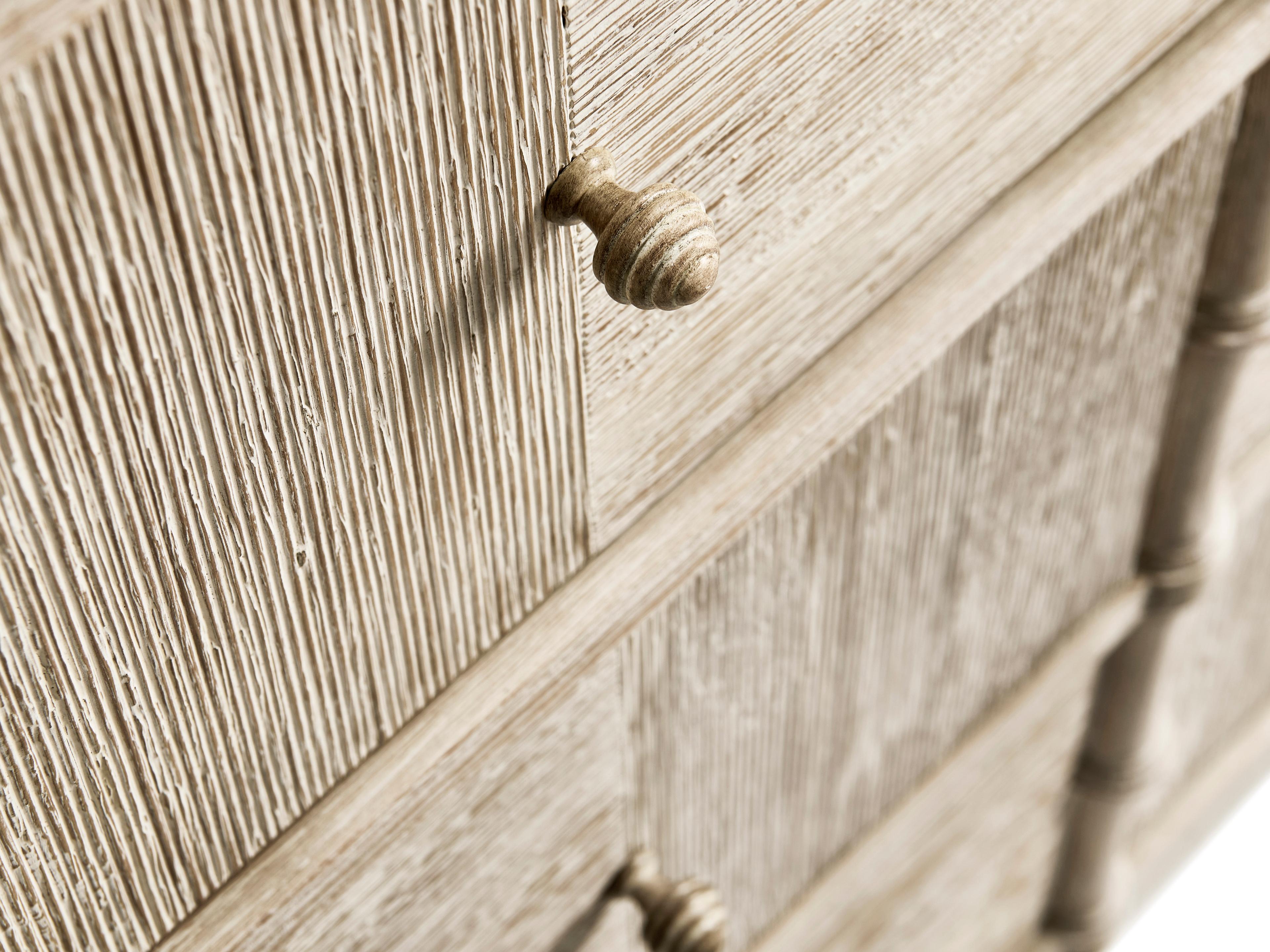 Jonathan Charles William Yeoward 6-Drawers Beige Oak Wood Double Dresser