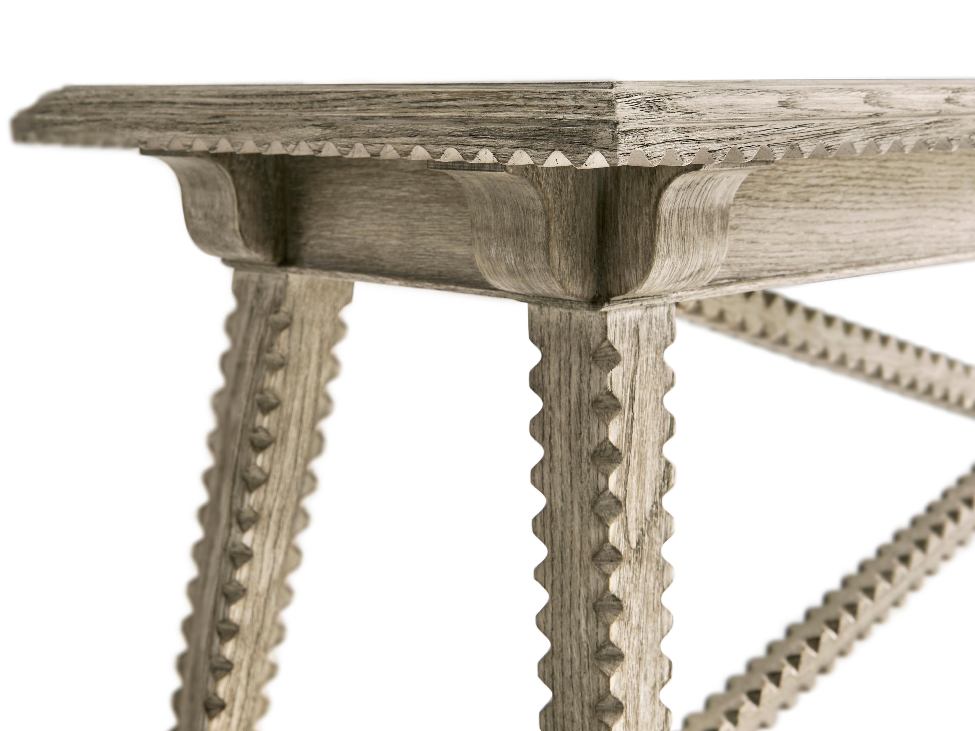 Jonathan Charles William Yeoward Rectangular Wood Greyed Oak Console Table