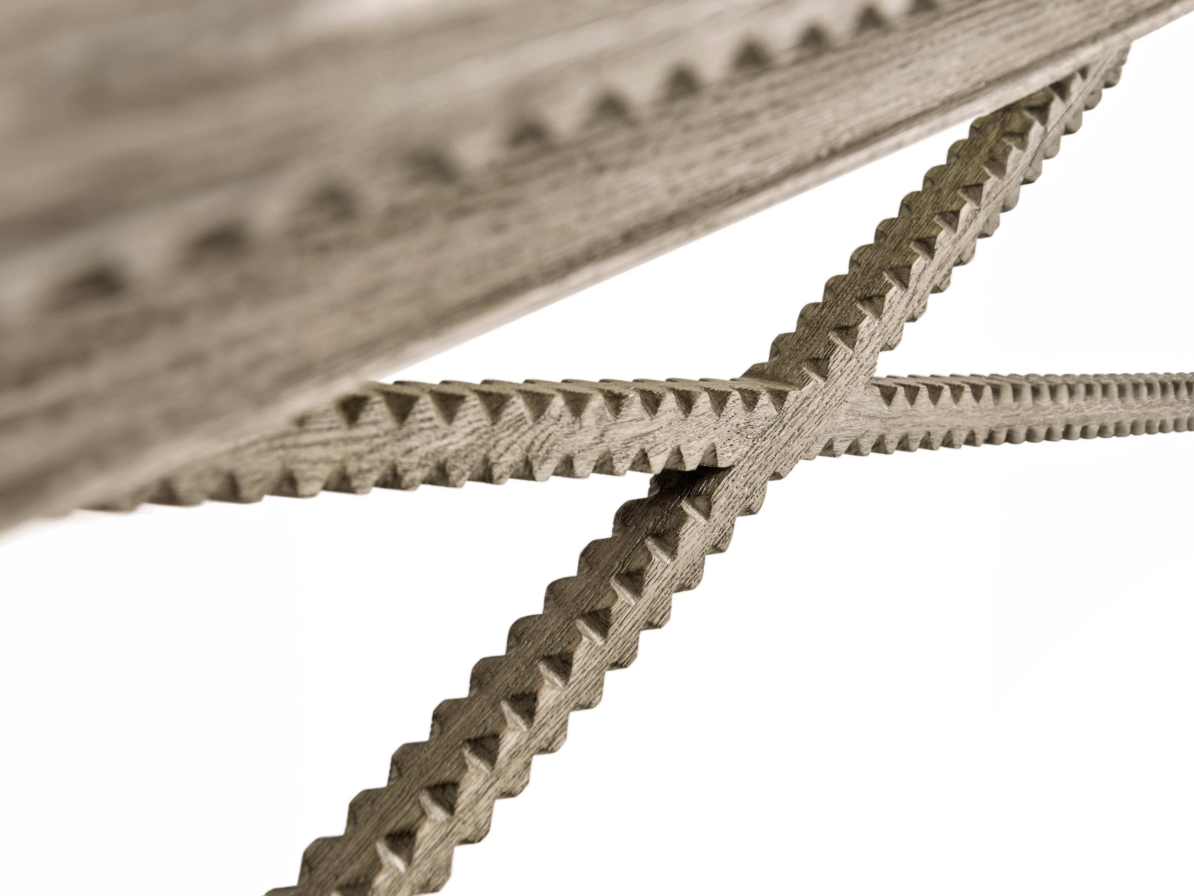 Jonathan Charles William Yeoward Rectangular Wood Greyed Oak Console Table