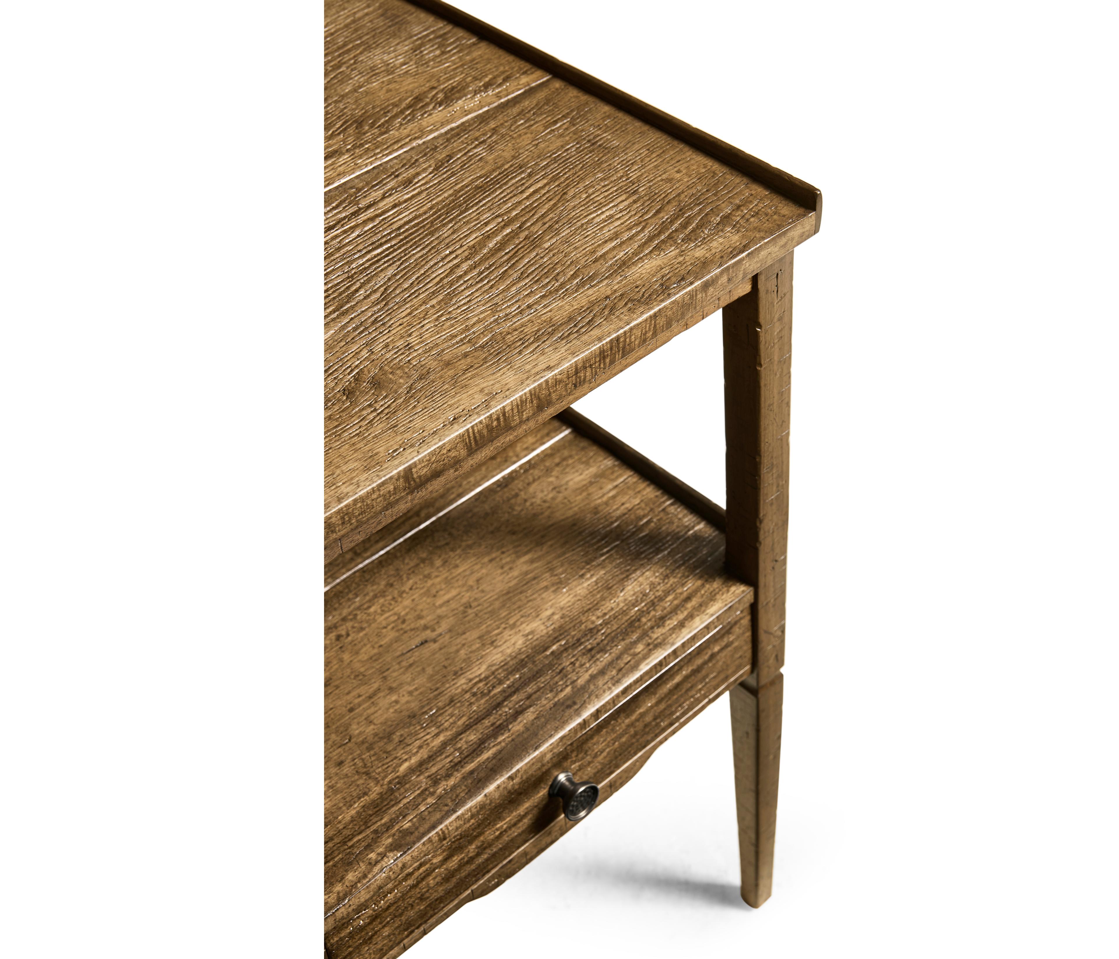 Jonathan Charles Jc Casual Square Driftwood End Table