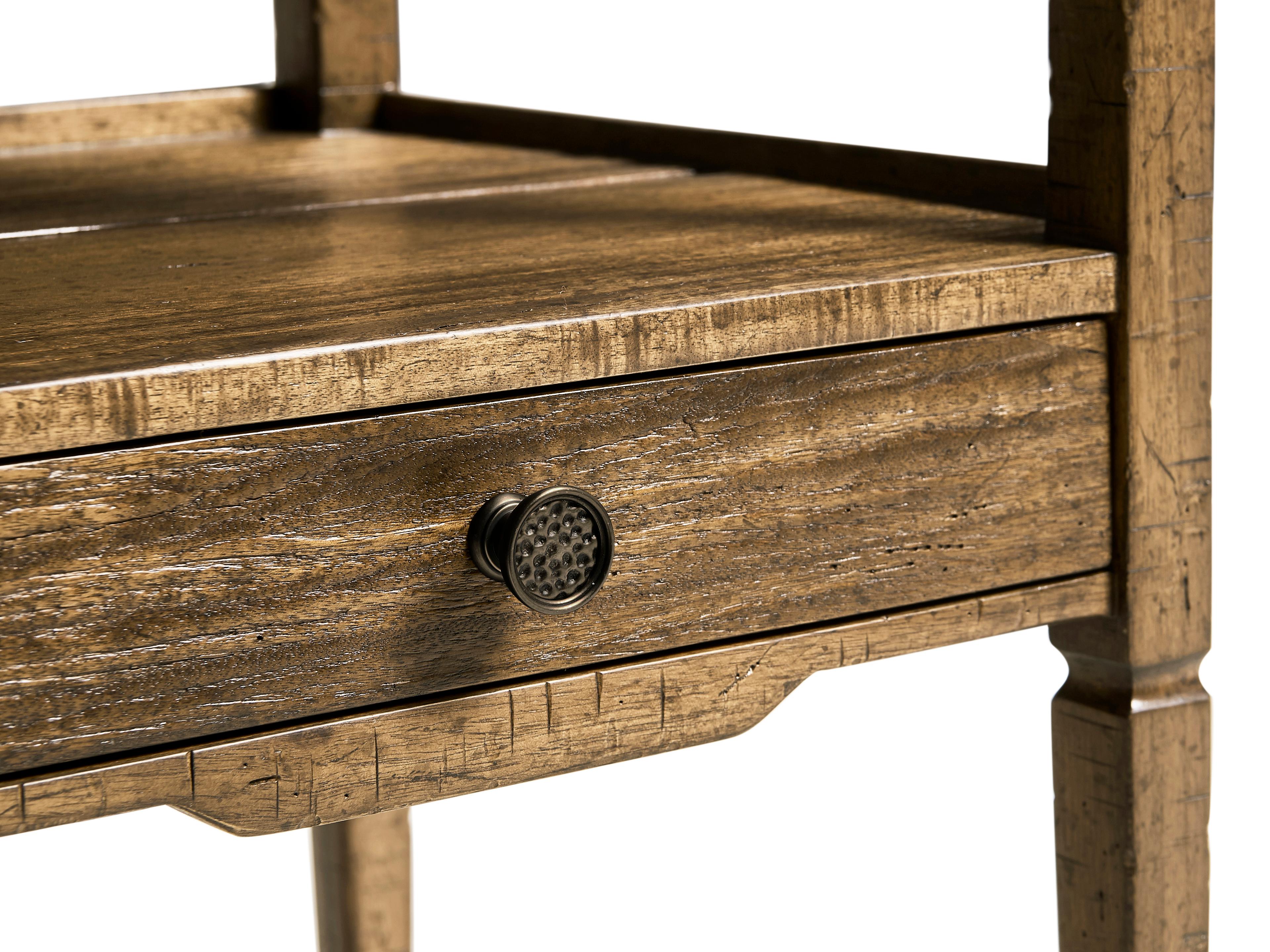 Jonathan Charles Jc Casual Square Driftwood End Table