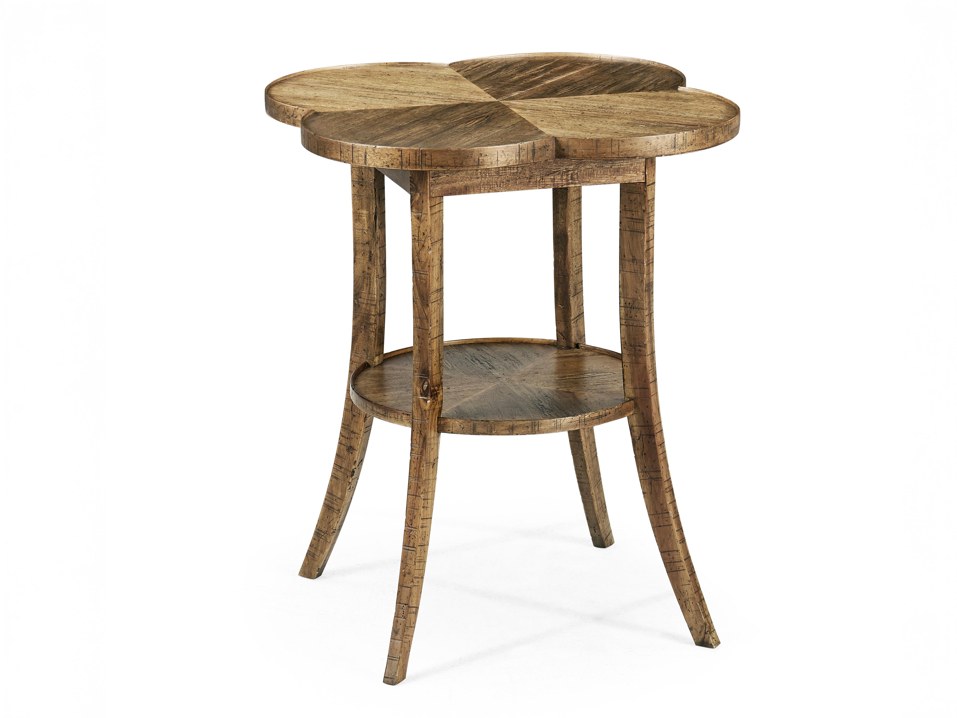 Jonathan Charles Jc Casual Round Driftwood End Table