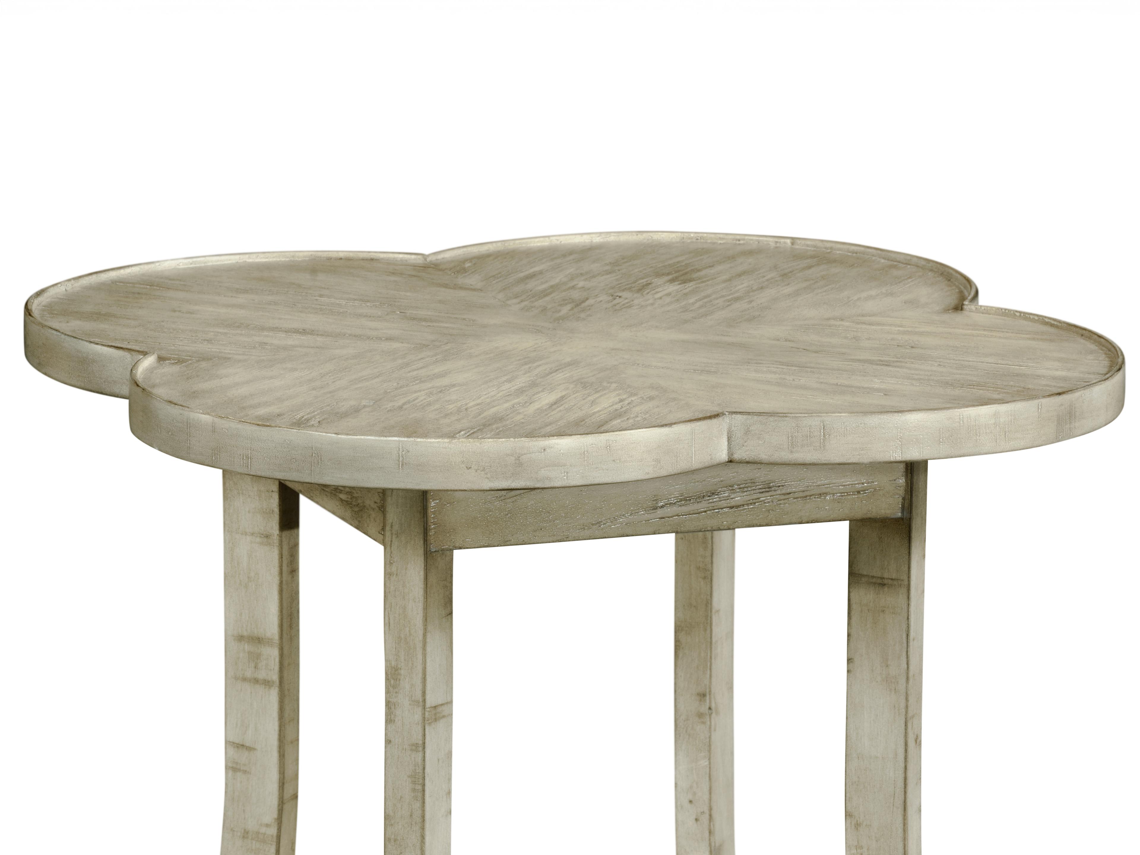 Jonathan Charles Casually Country Wood Rustic Grey Acacia End Table