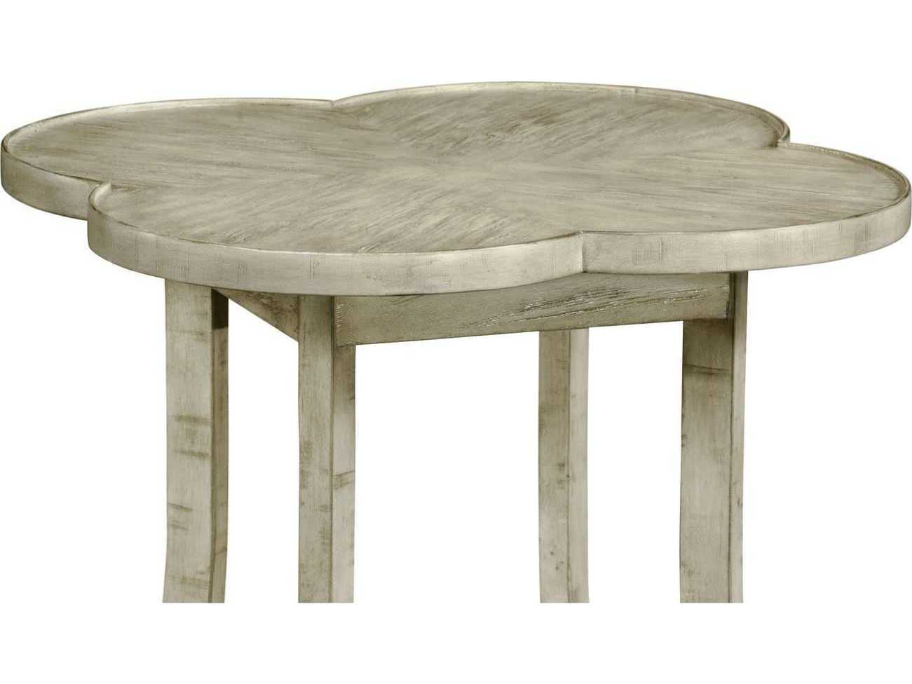 Jonathan Charles Casually Country Wood Rustic Grey Acacia End Table