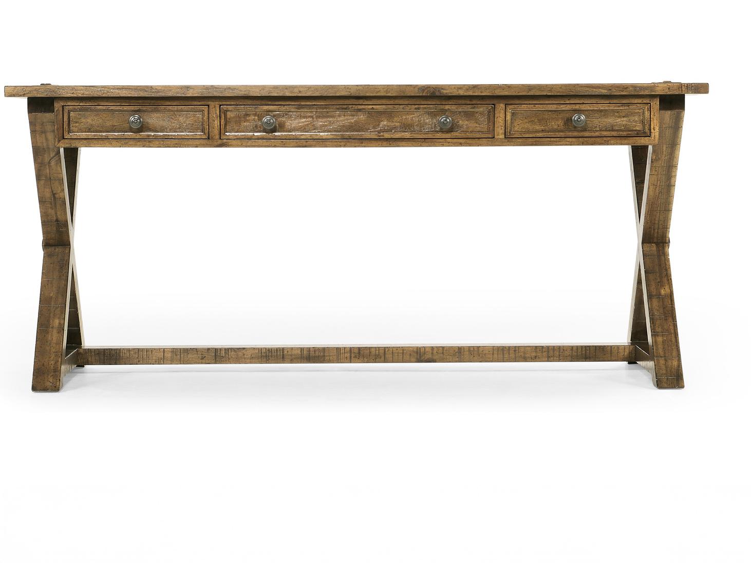 Jonathan Charles Jc Casual Driftwood Brown Acacia Wood Writing Desk