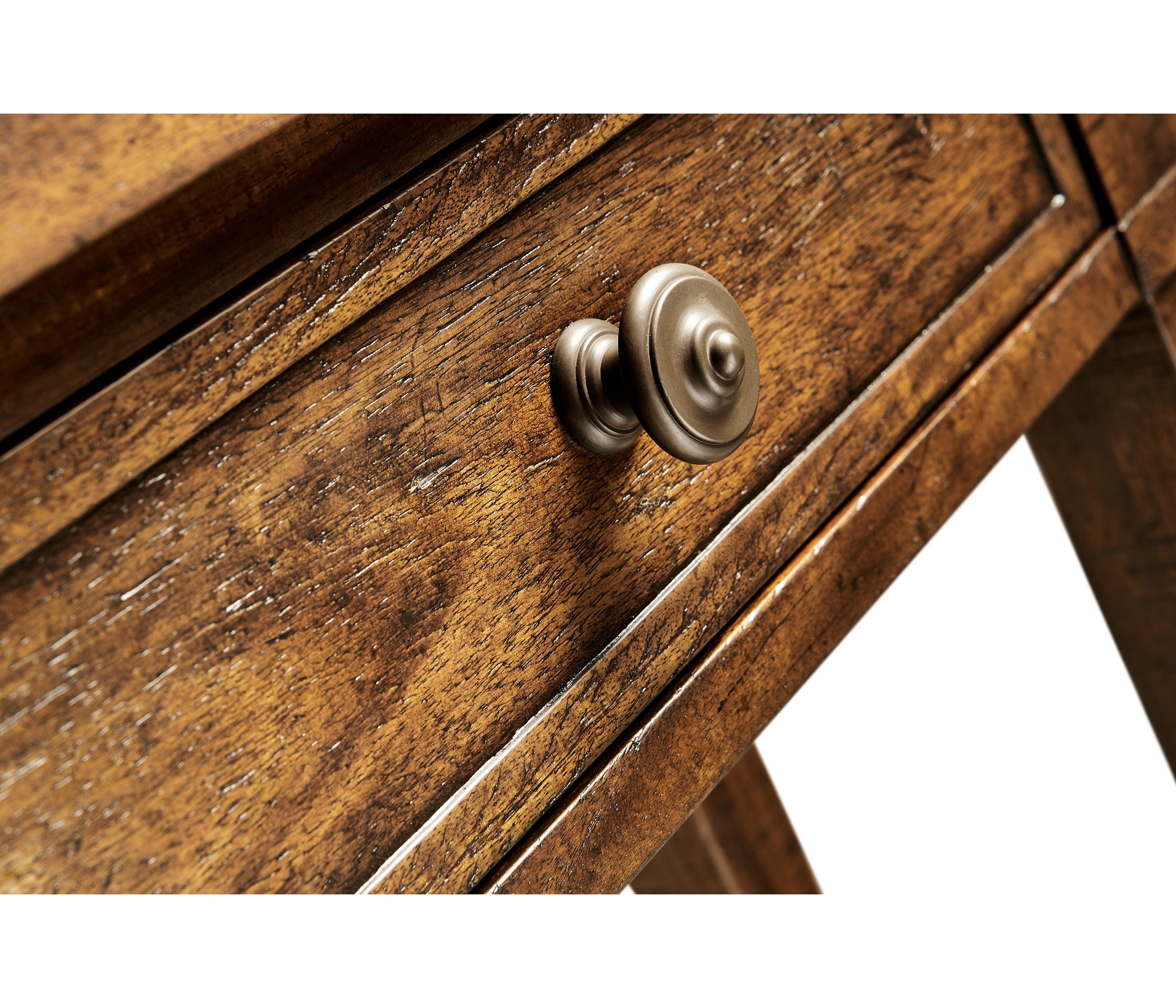 Jonathan Charles Jc Casual Rectangular Wood Country Farmhouse Walnut Console Table