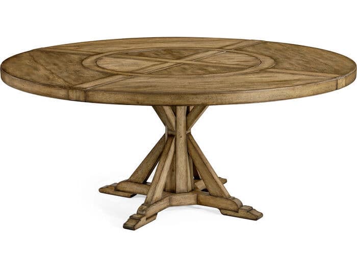 Jonathan Charles Jc Casual Round Driftwood Dining Table