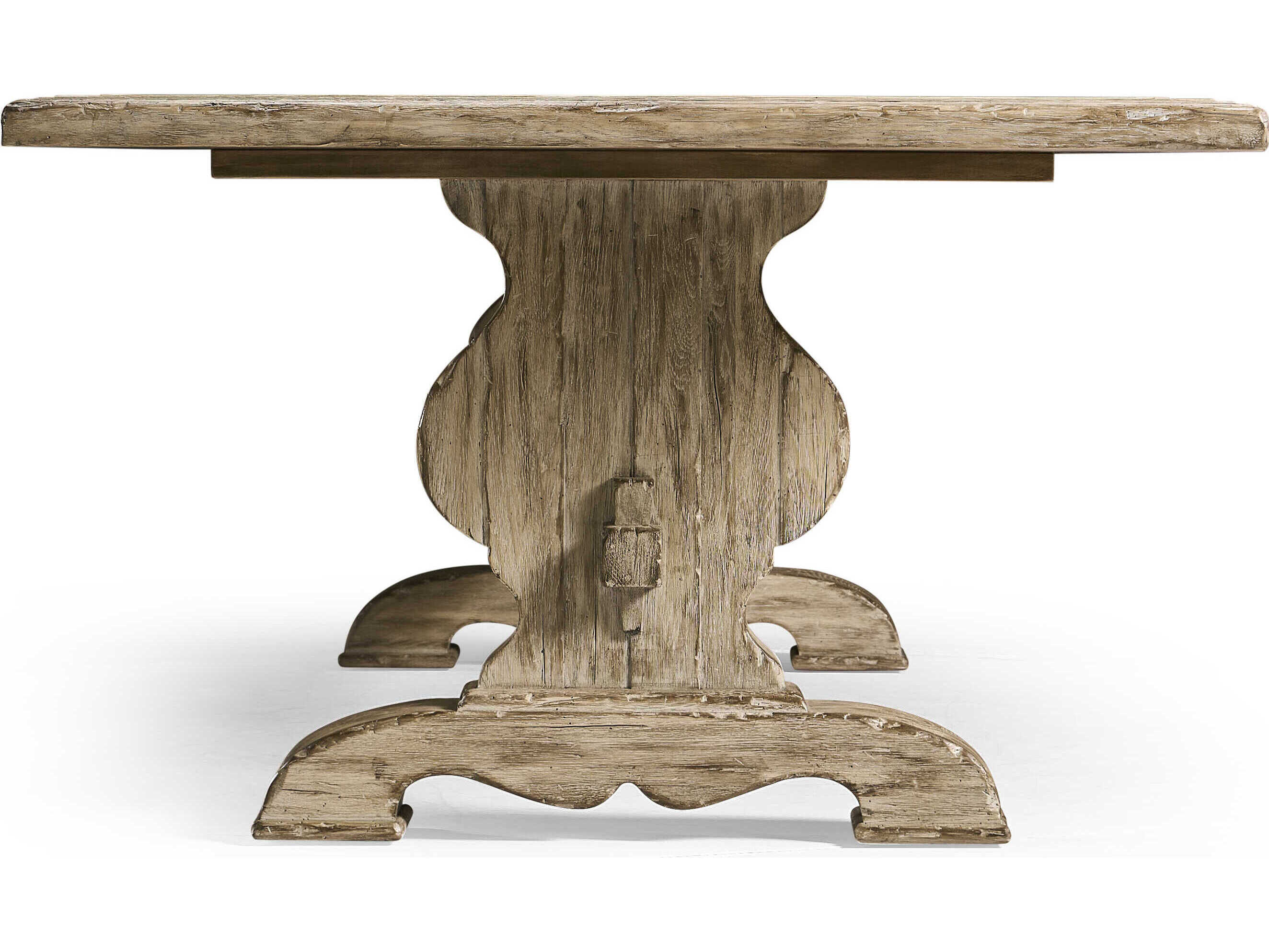 Jonathan Charles Sagehill Rectangular Wood Timberon Grey Oak Dining Table