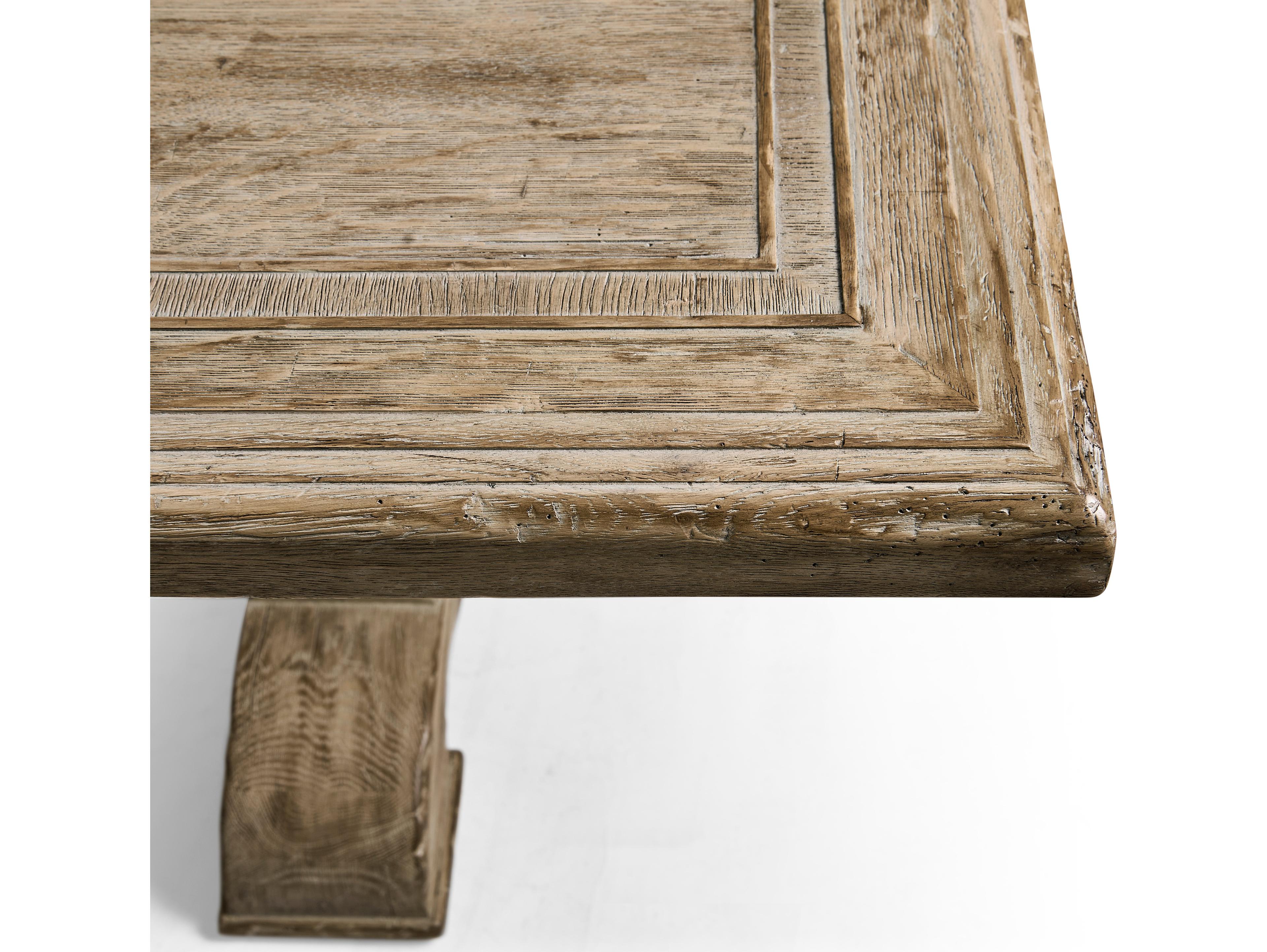 Jonathan Charles Sagehill Rectangular Wood Timberon Grey Oak Dining Table