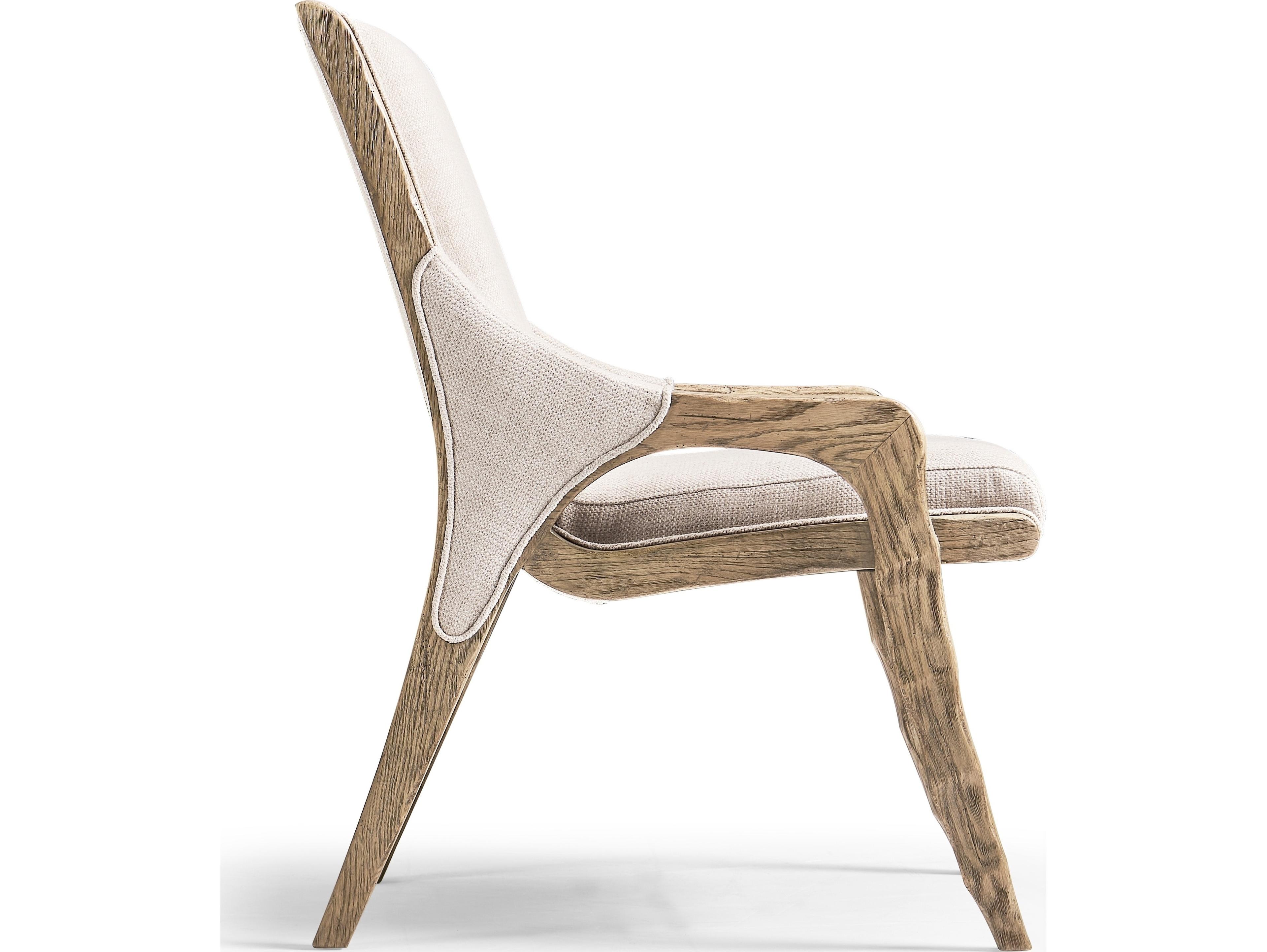 Jonathan Charles Echo Canyon Oak Wood Upholstered Armless Dining Chair