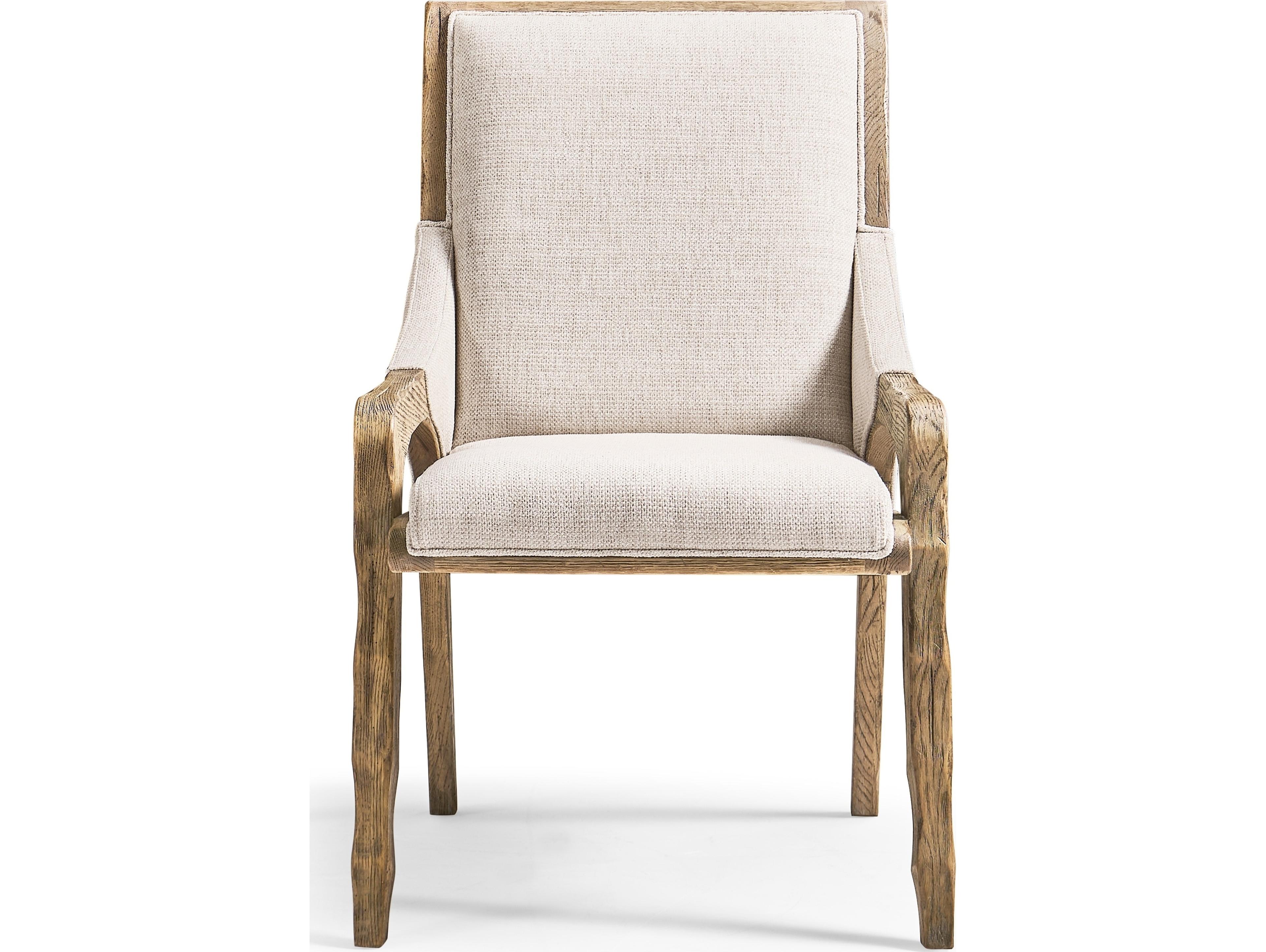 Jonathan Charles Echo Canyon Oak Wood Upholstered Armless Dining Chair
