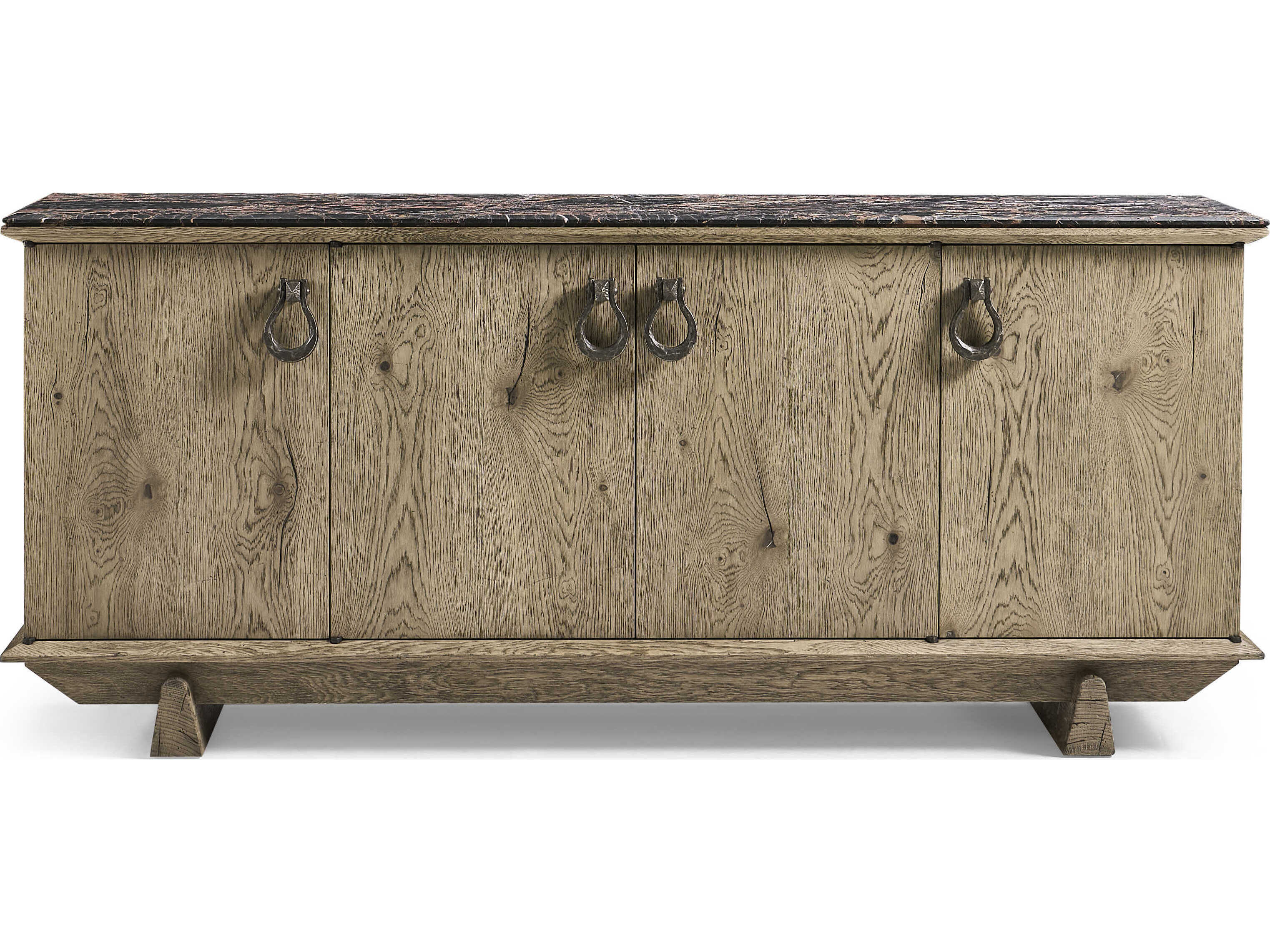 Jonathan Charles Echo Canyon 76" Oak Wood Faded Sideboard