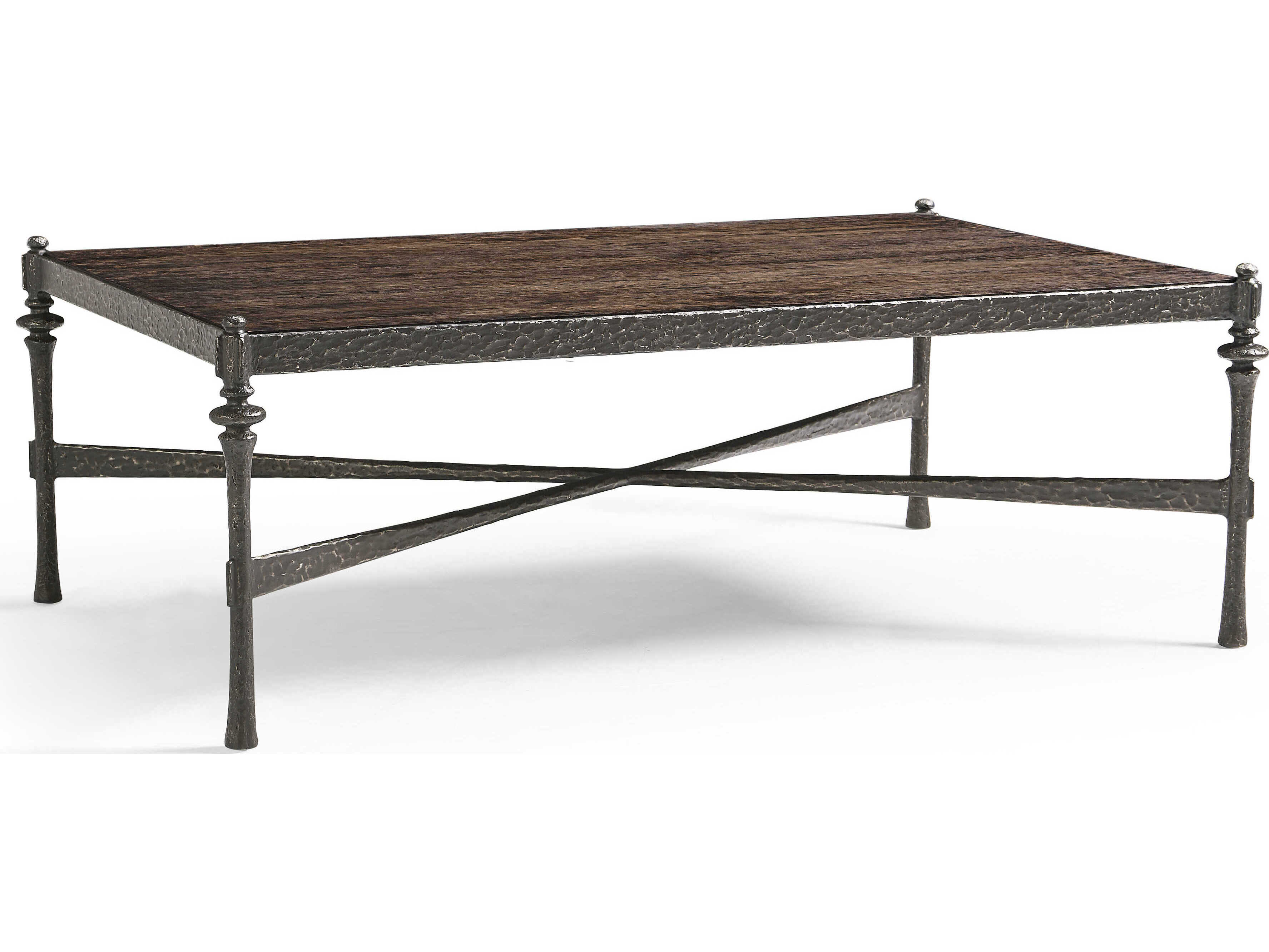 Jonathan Charles Caldera Rectangular Wood Black Oak Coffee Table
