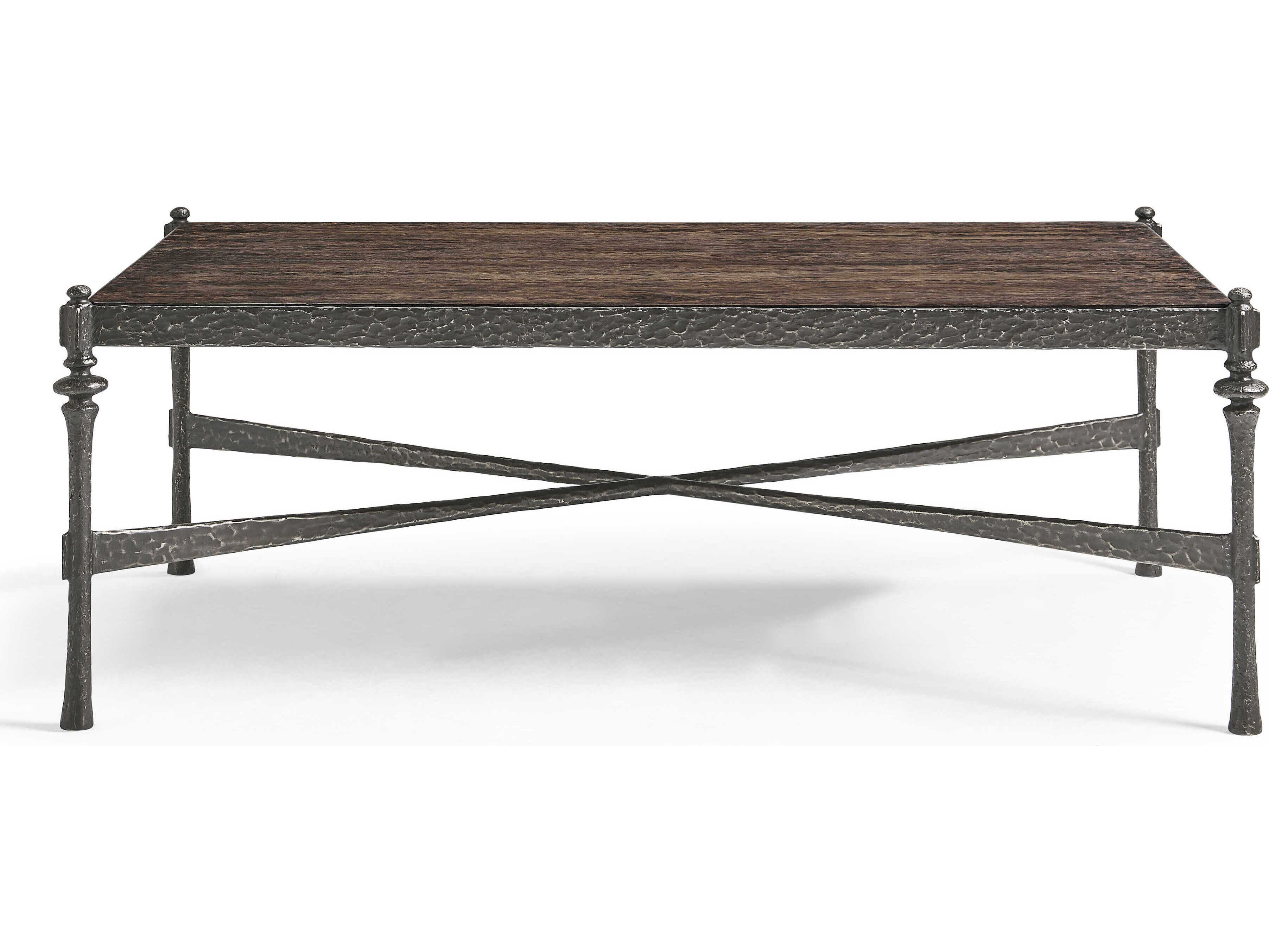 Jonathan Charles Caldera Rectangular Wood Black Oak Coffee Table