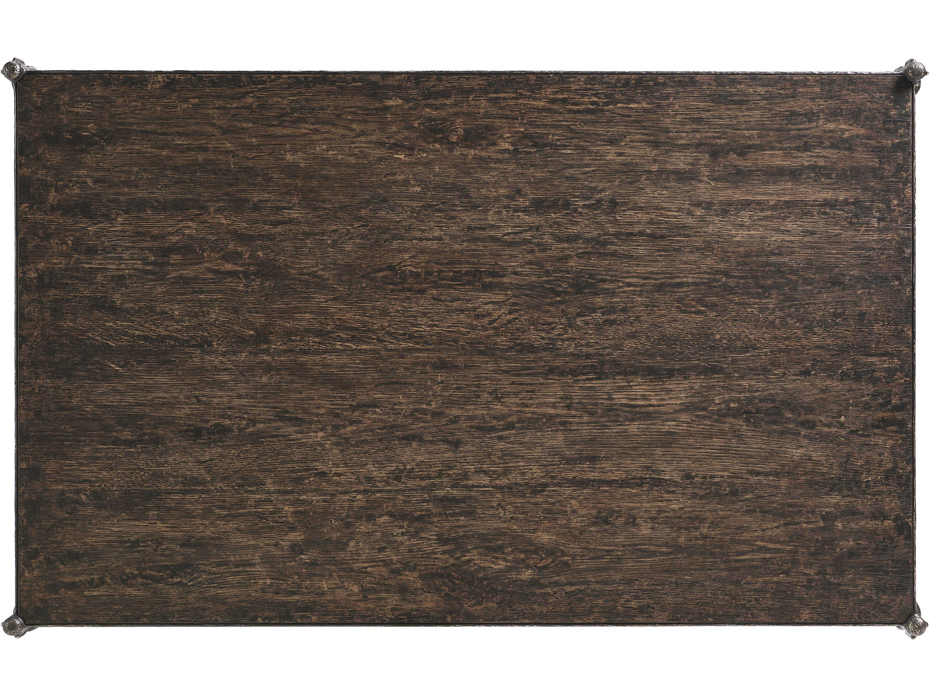 Jonathan Charles Caldera Rectangular Wood Black Oak Coffee Table