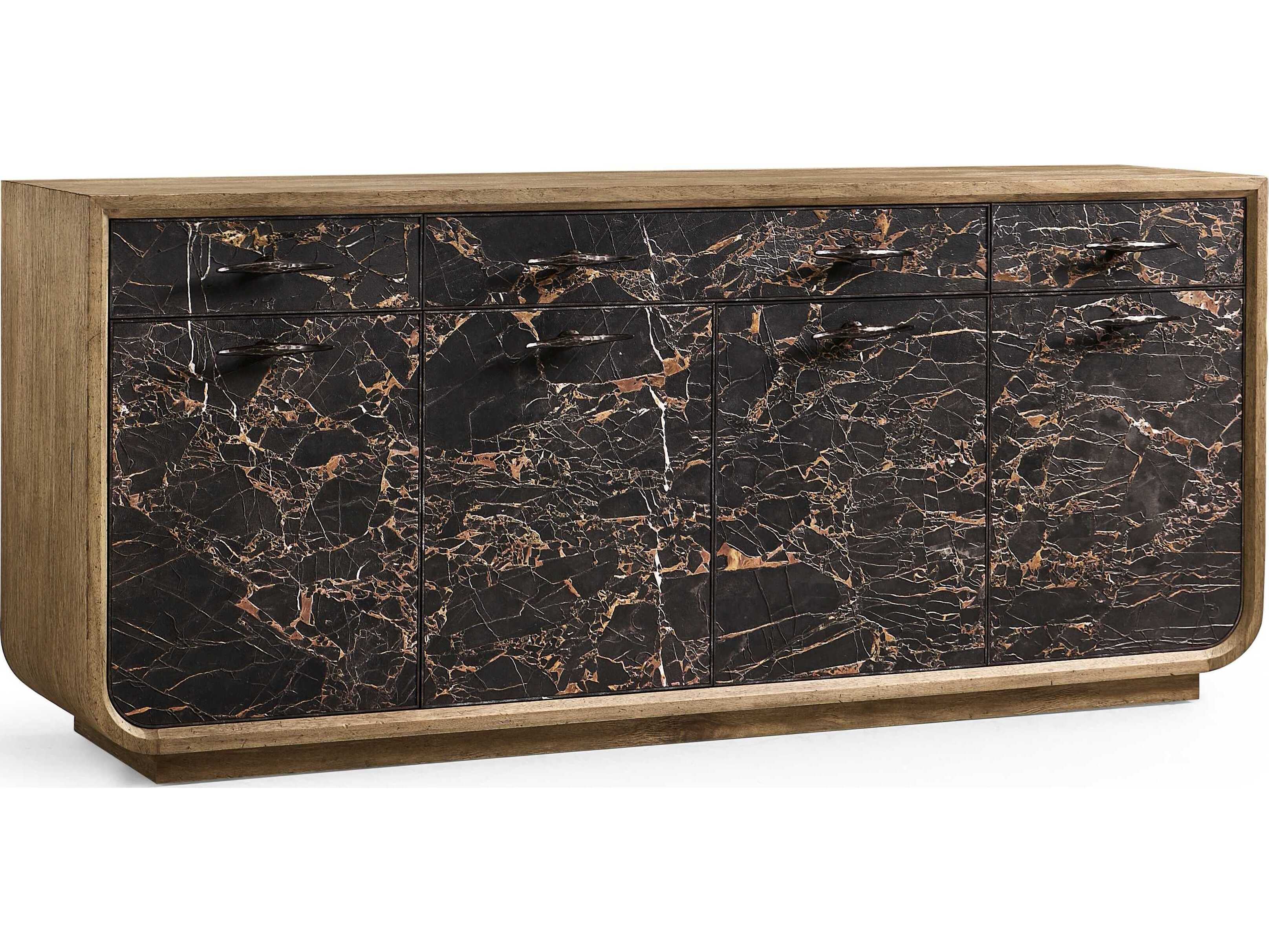 Jonathan Charles Stone Ridge 84" Acacia Wood Tully Light Sideboard