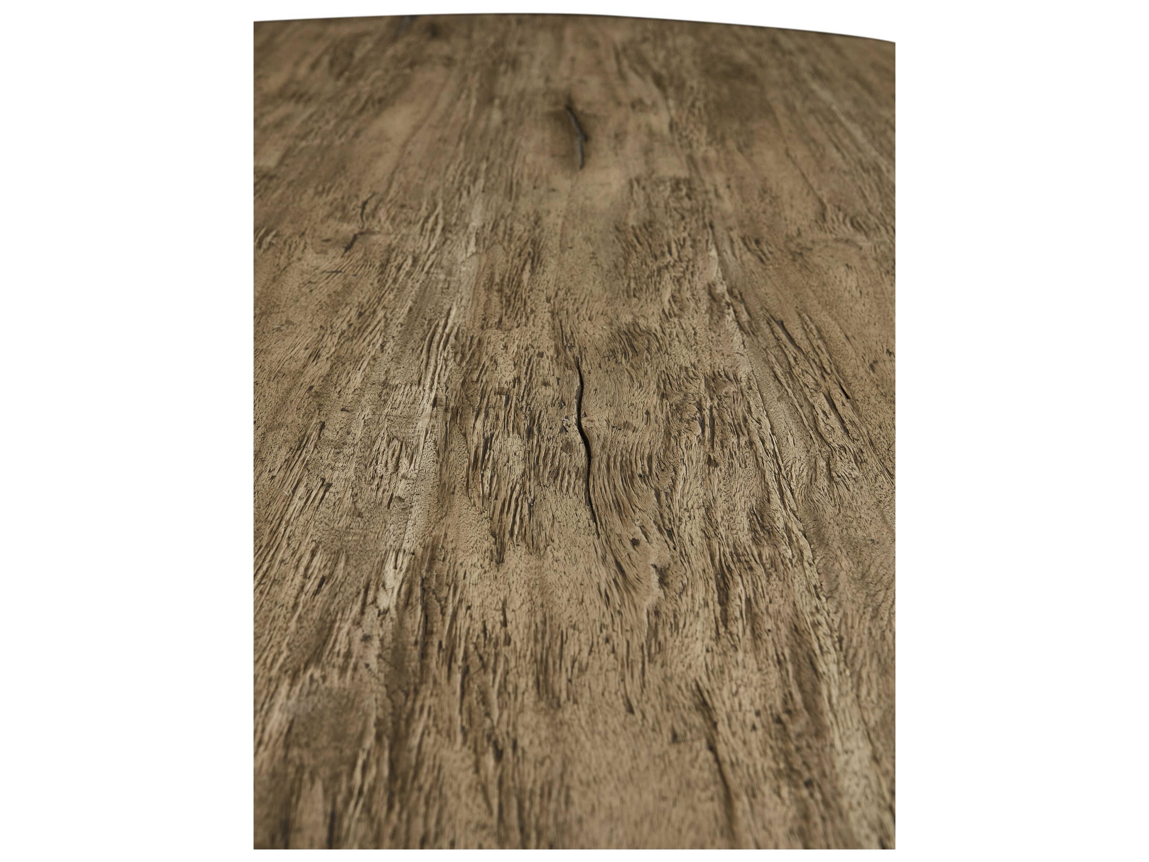 Jonathan Charles Stone Ridge Round Wood Tully Light Acacia Dining Table