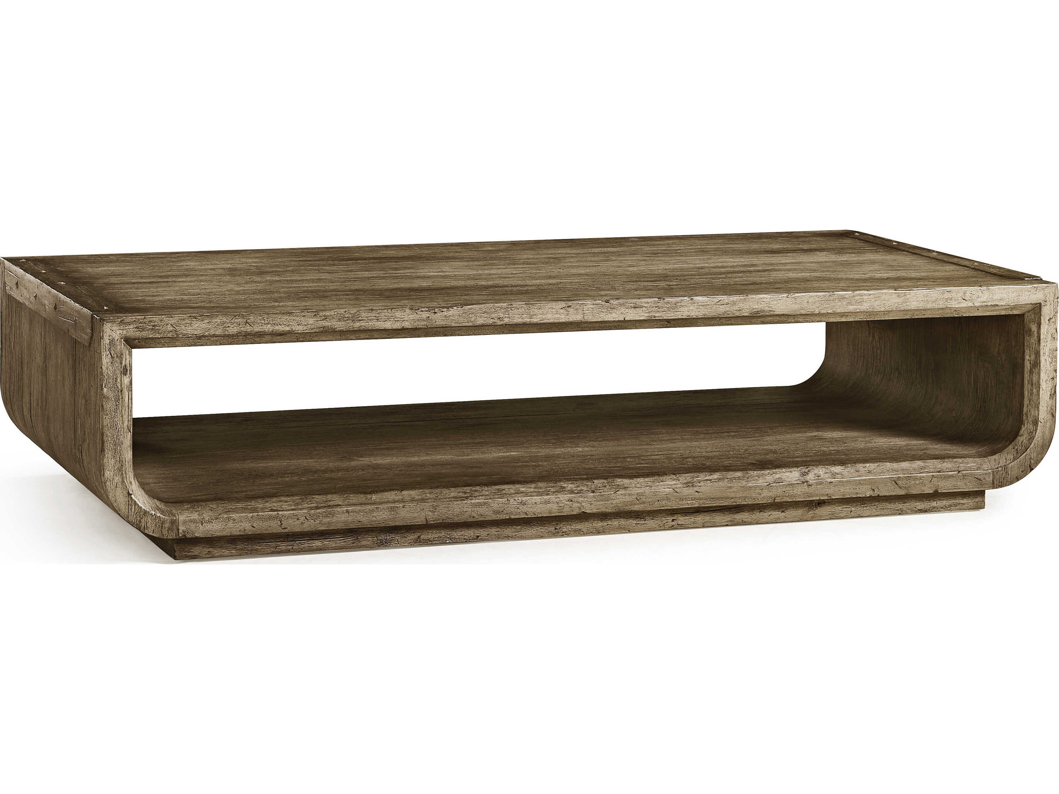 Jonathan Charles Stone Ridge Rectangular Wood Tully Light Acacia Coffee Table