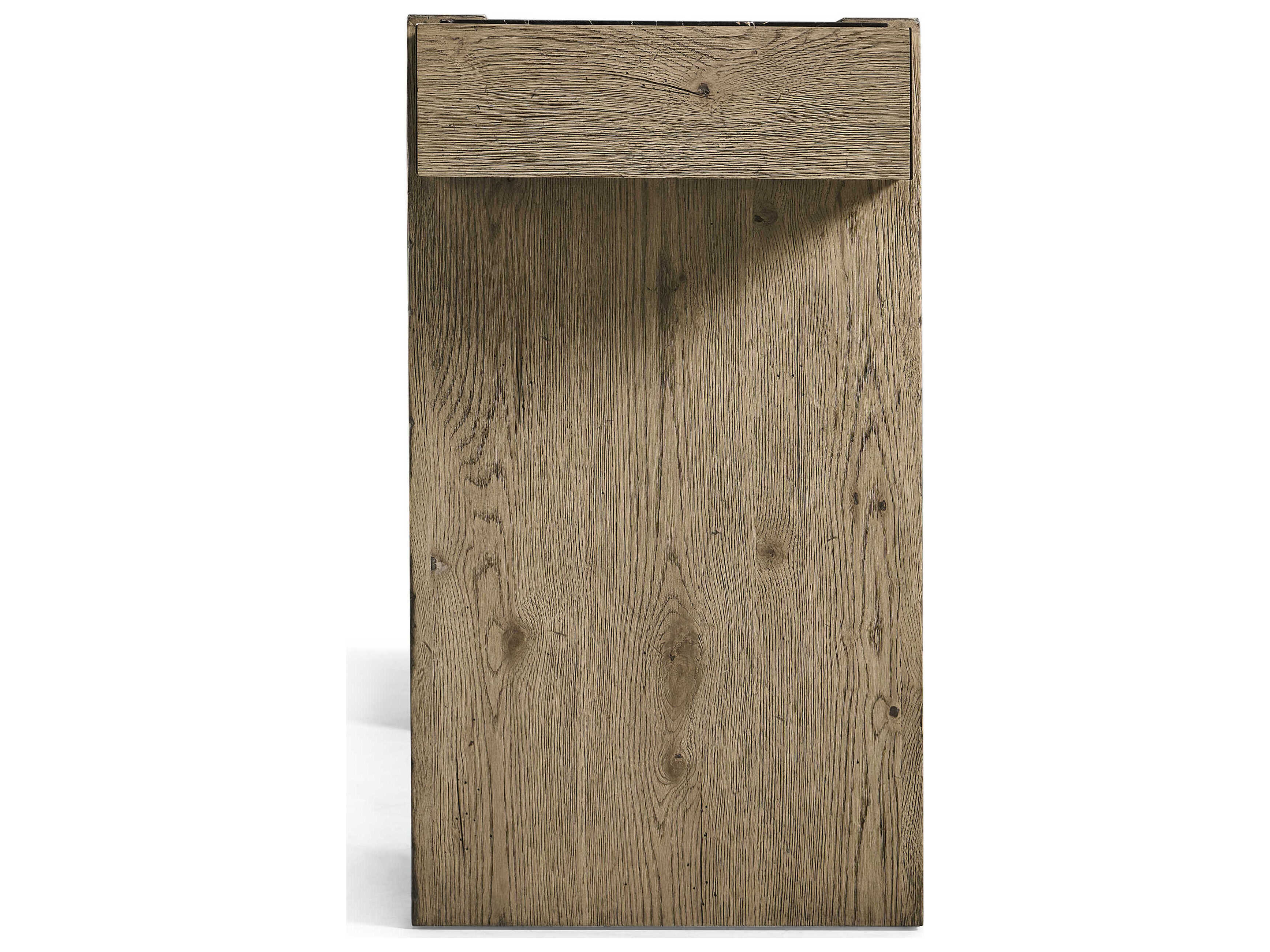 Jonathan Charles Echo Canyon Rectangular Marble Faded Oak Console Table