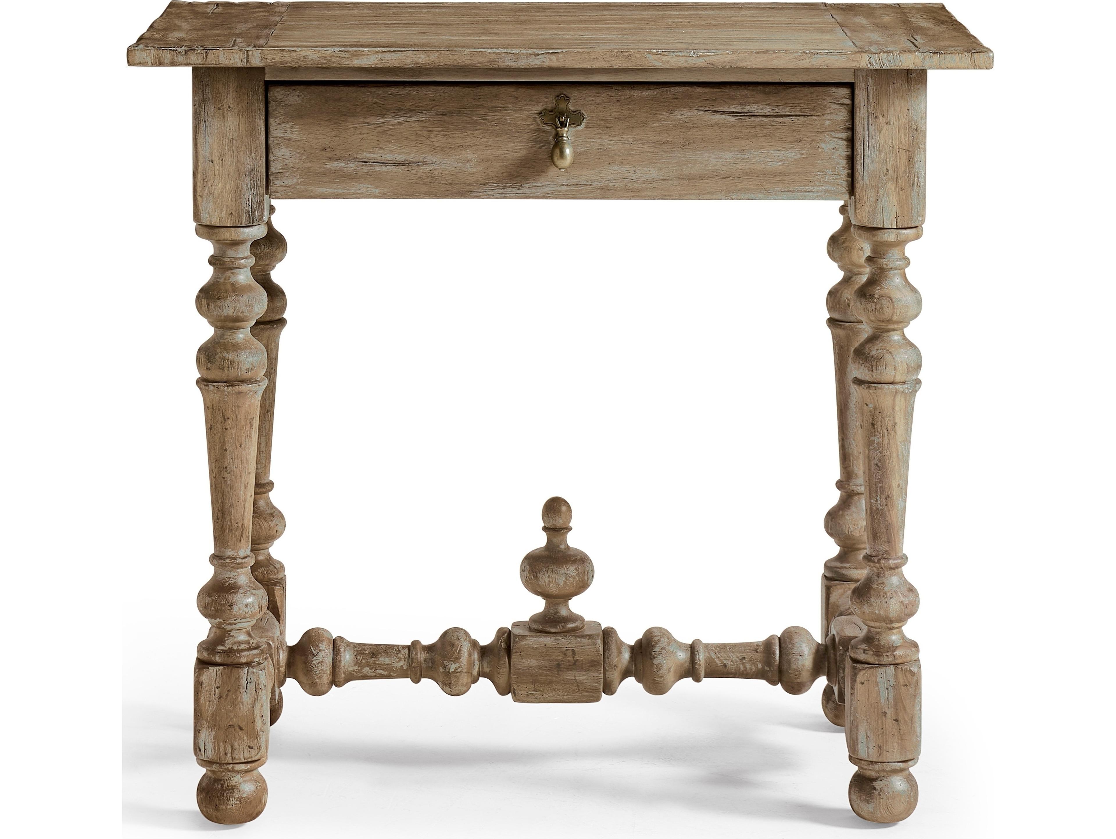 Jonathan Charles Caldera 1-Drawer Brown Acacia Wood Nightstand