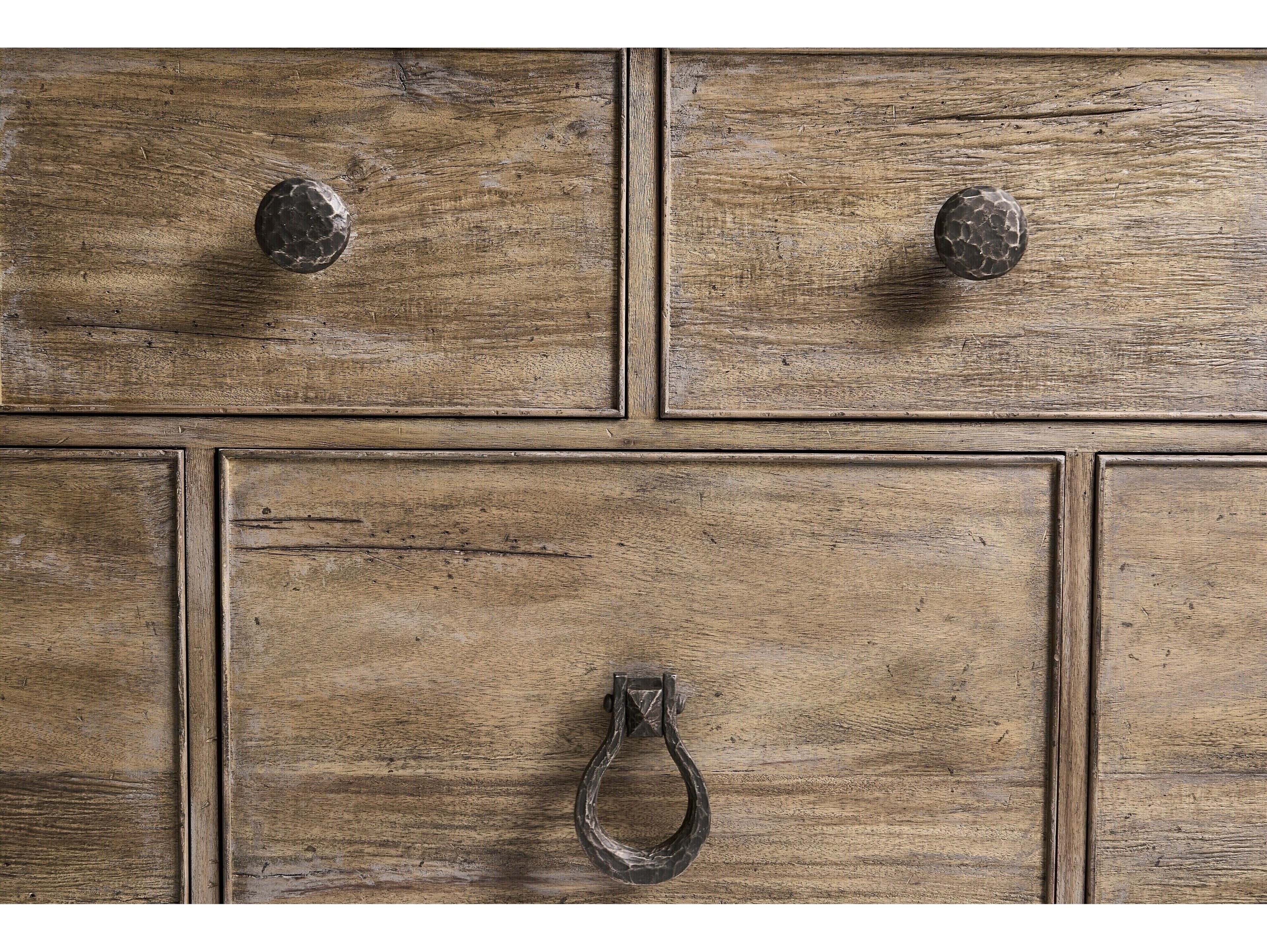 Jonathan Charles Caldera 7-Drawers Brown Acacia Wood Dresser