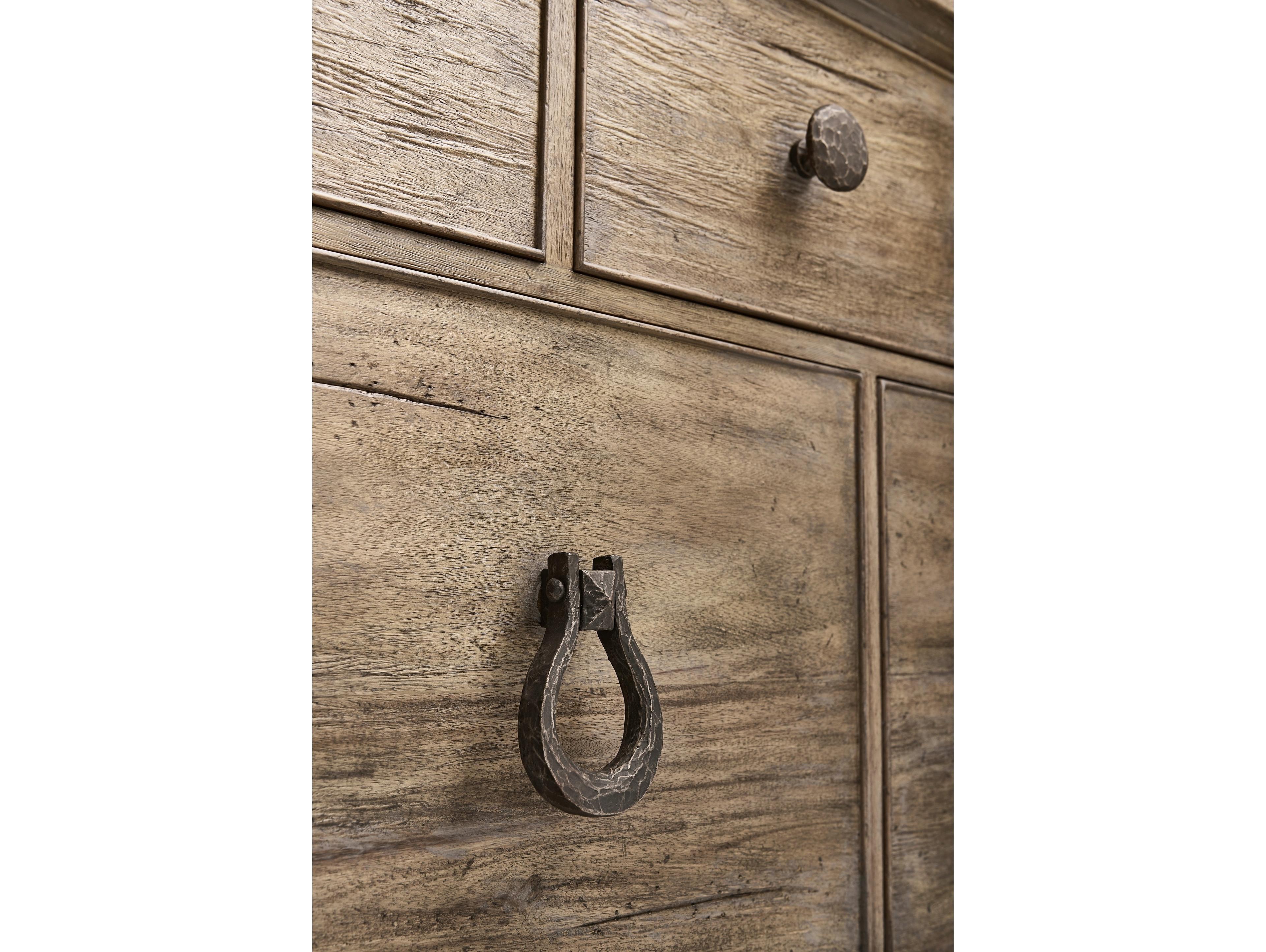 Jonathan Charles Caldera 7-Drawers Brown Acacia Wood Dresser