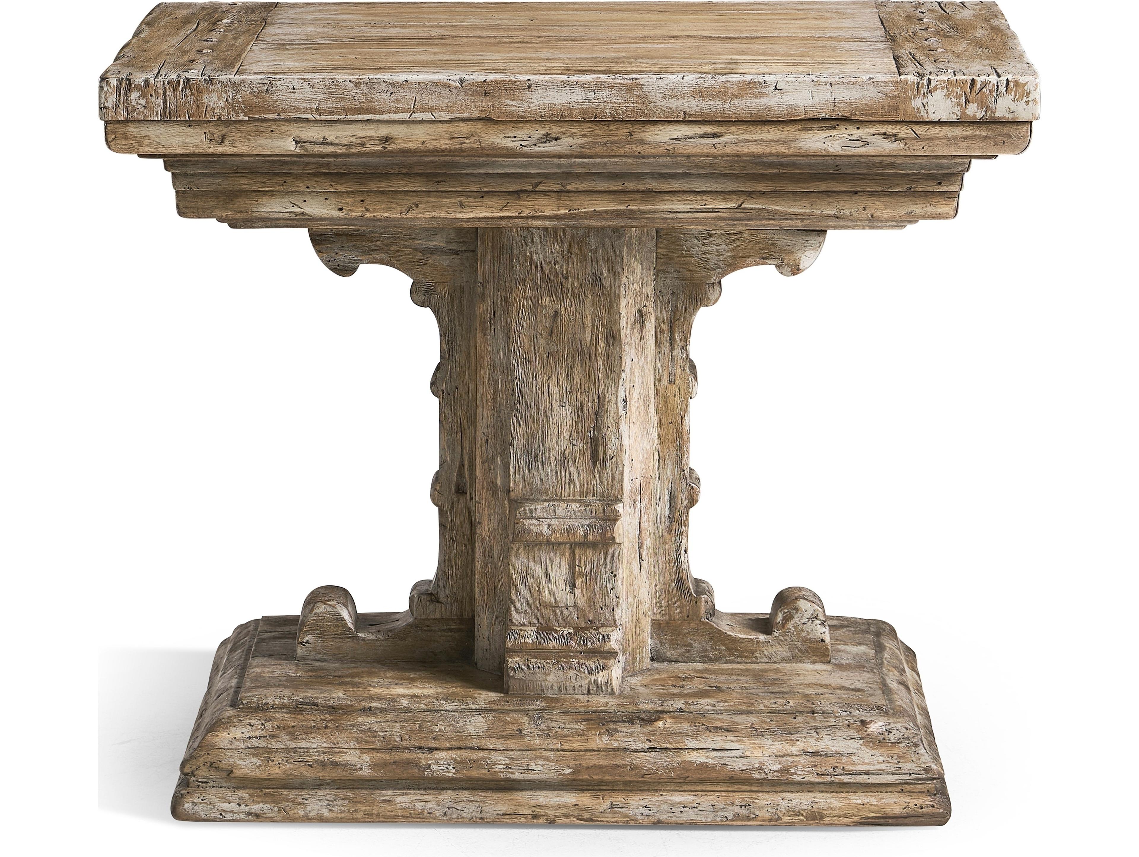 Jonathan Charles Caldera Rectangular Wood Light Spain Painted Walnut End Table