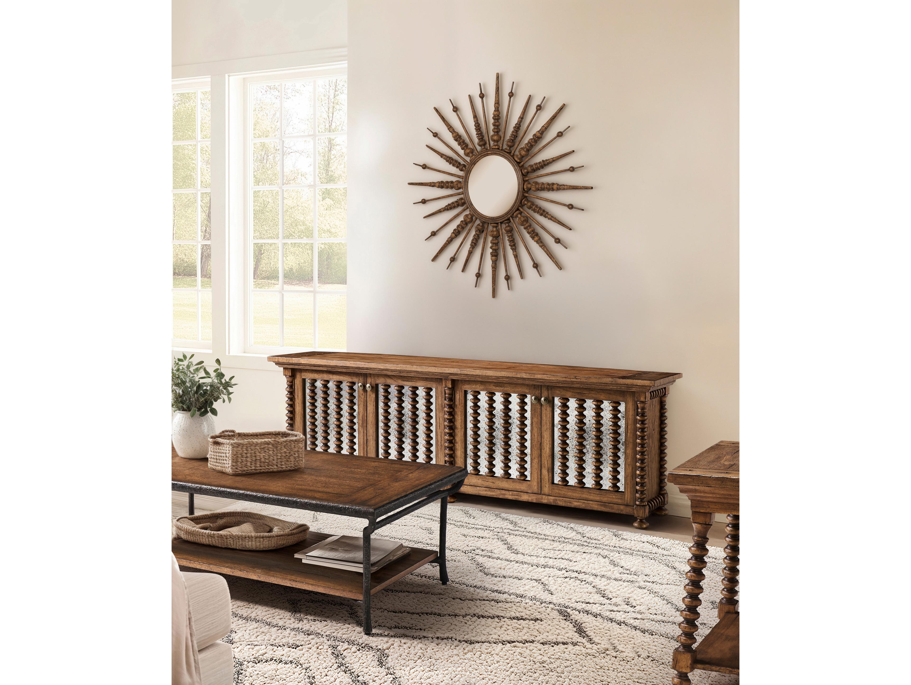 Jonathan Charles Tamarisk 102" Spain Walnut Media Console