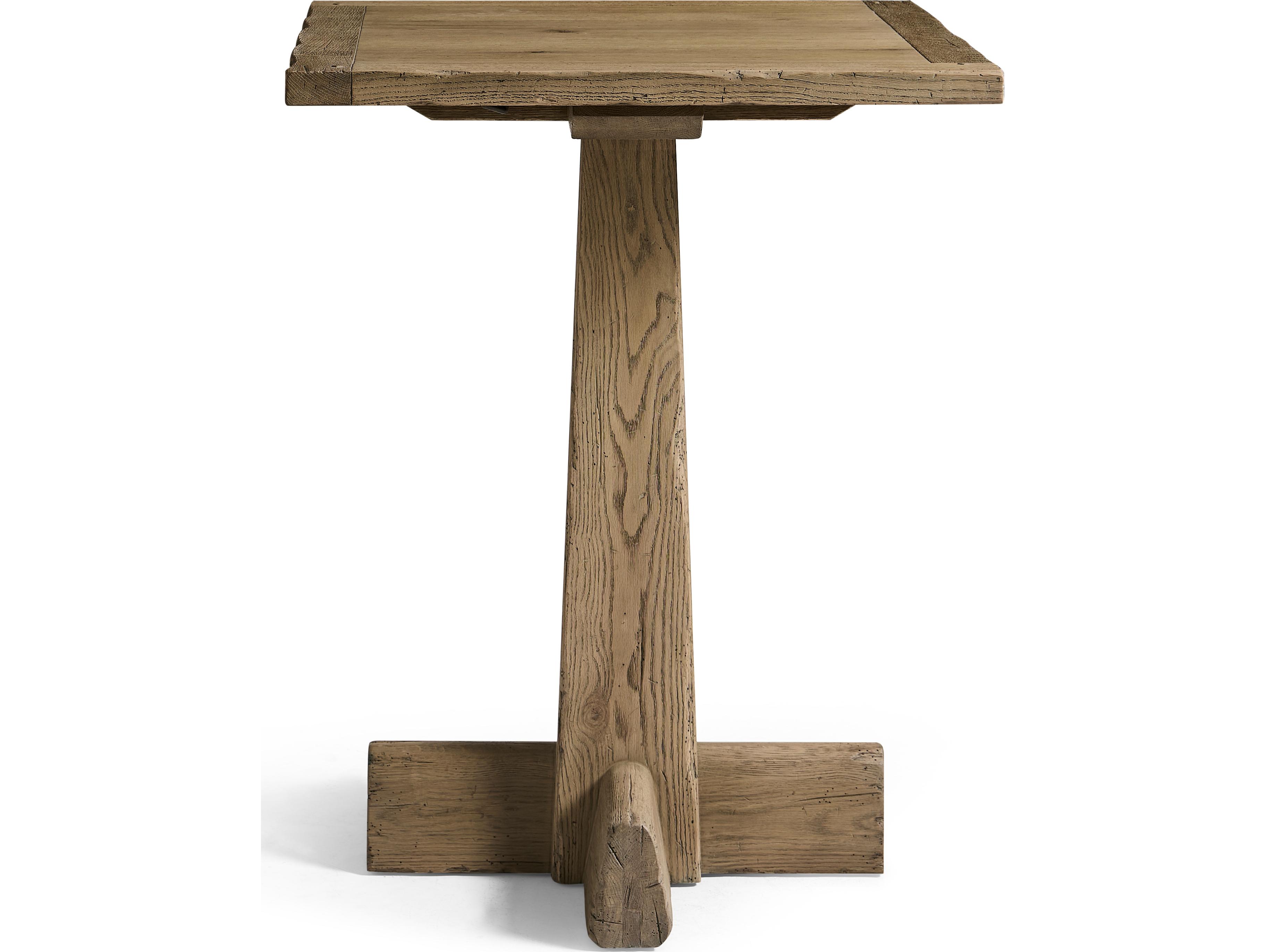 Jonathan Charles Echo Canyon Faded Oak Square Wood Bar Table