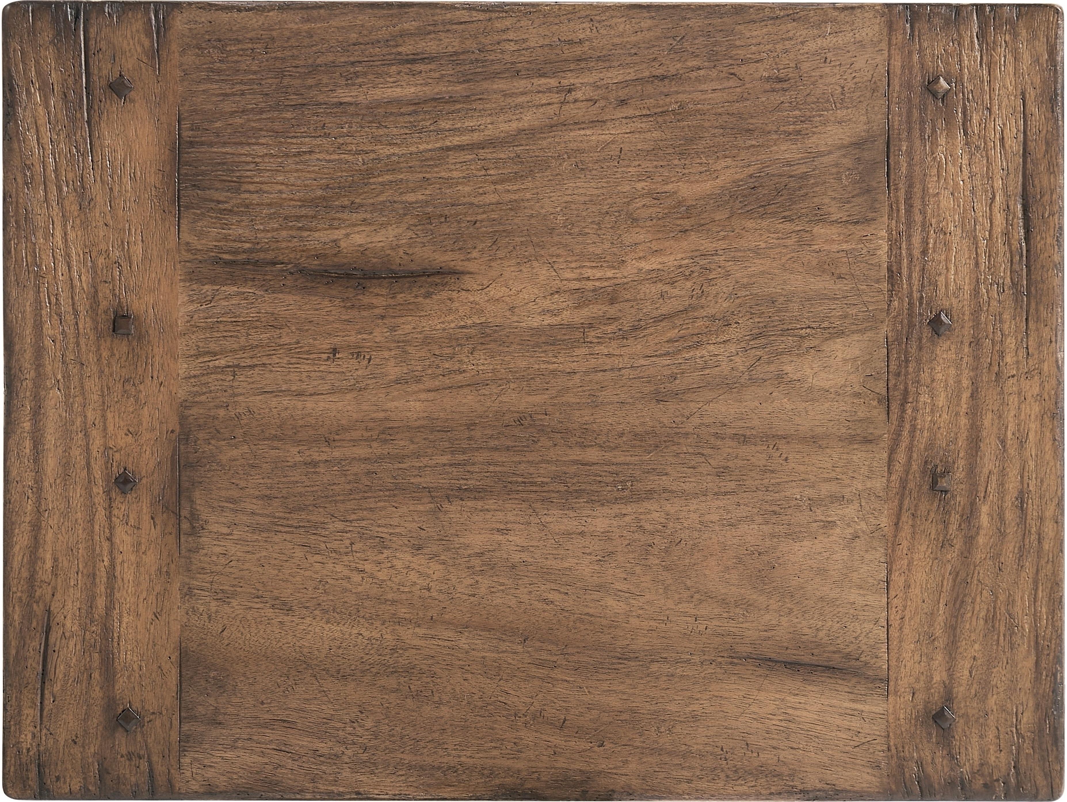 Jonathan Charles Tamarisk 3-Drawers Brown Acacia Wood Nightstand