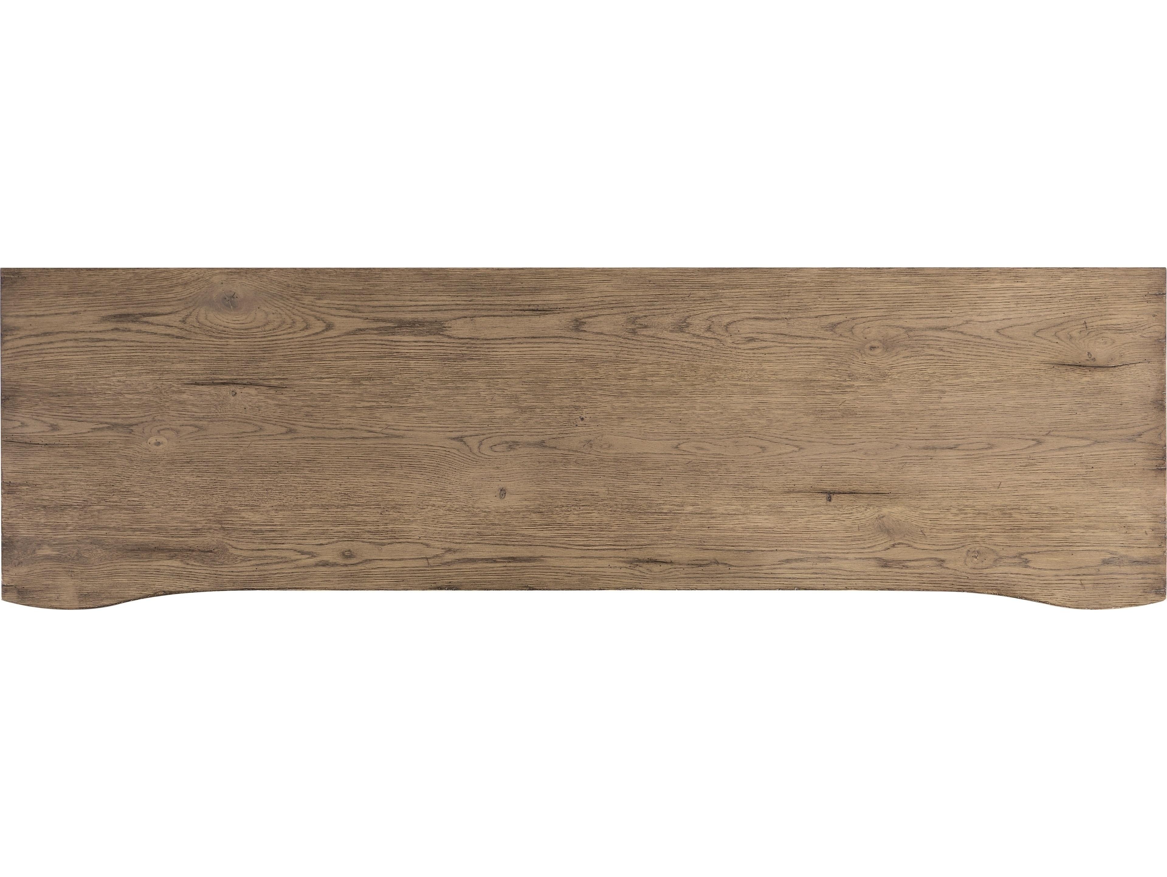 Jonathan Charles Echo Canyon 6-Drawers Brown Oak Wood Double Dresser