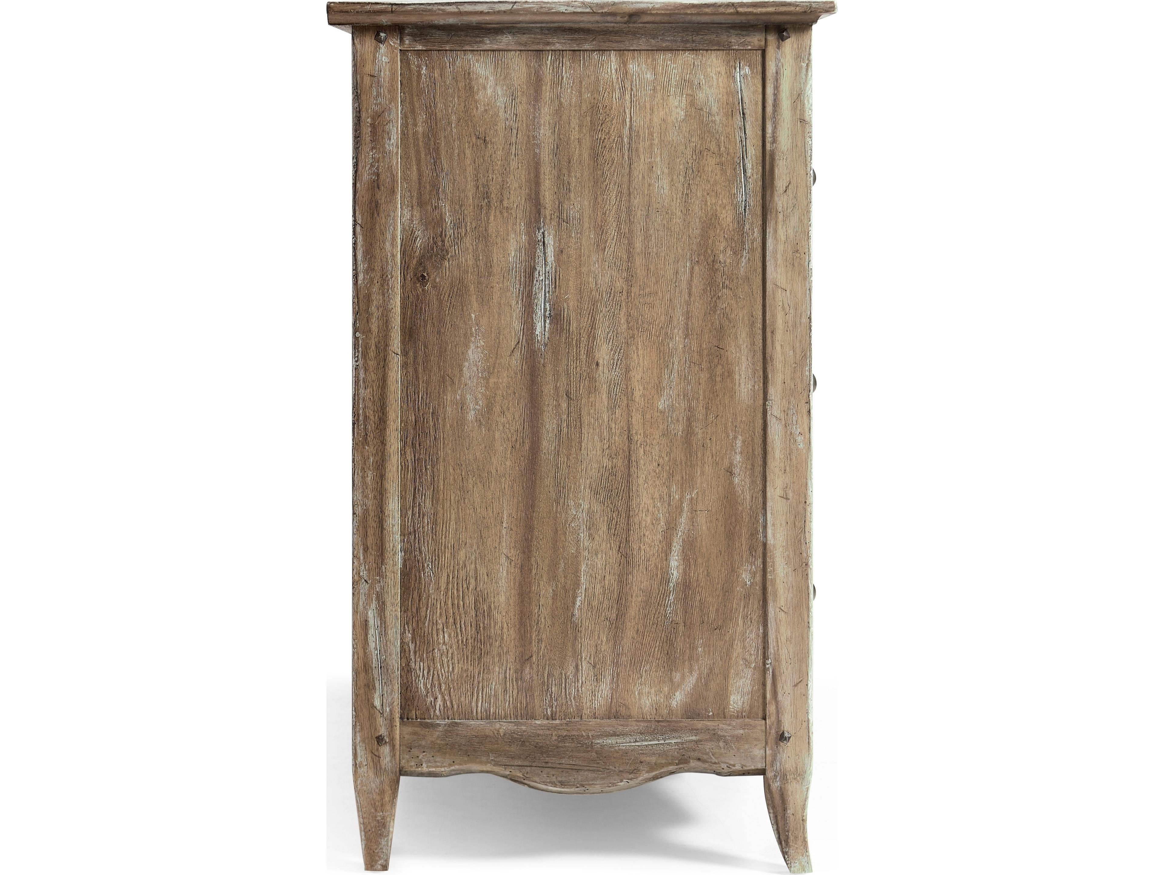 Jonathan Charles Caldera 6-Drawers Brown Walnut Wood Double Dresser