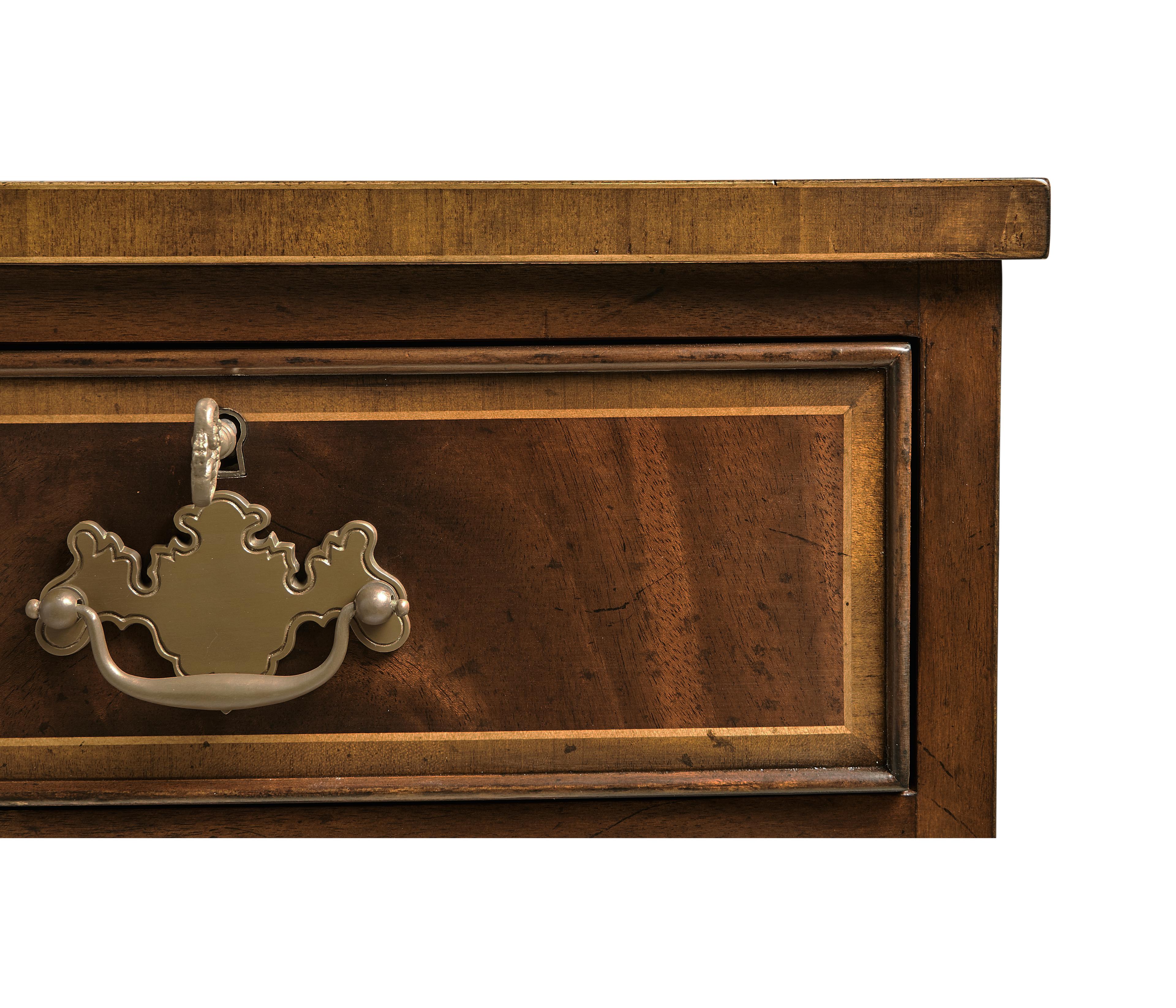 Jonathan Charles Jc Traditional 5-Drawers Brown Mahogany Wood Dresser