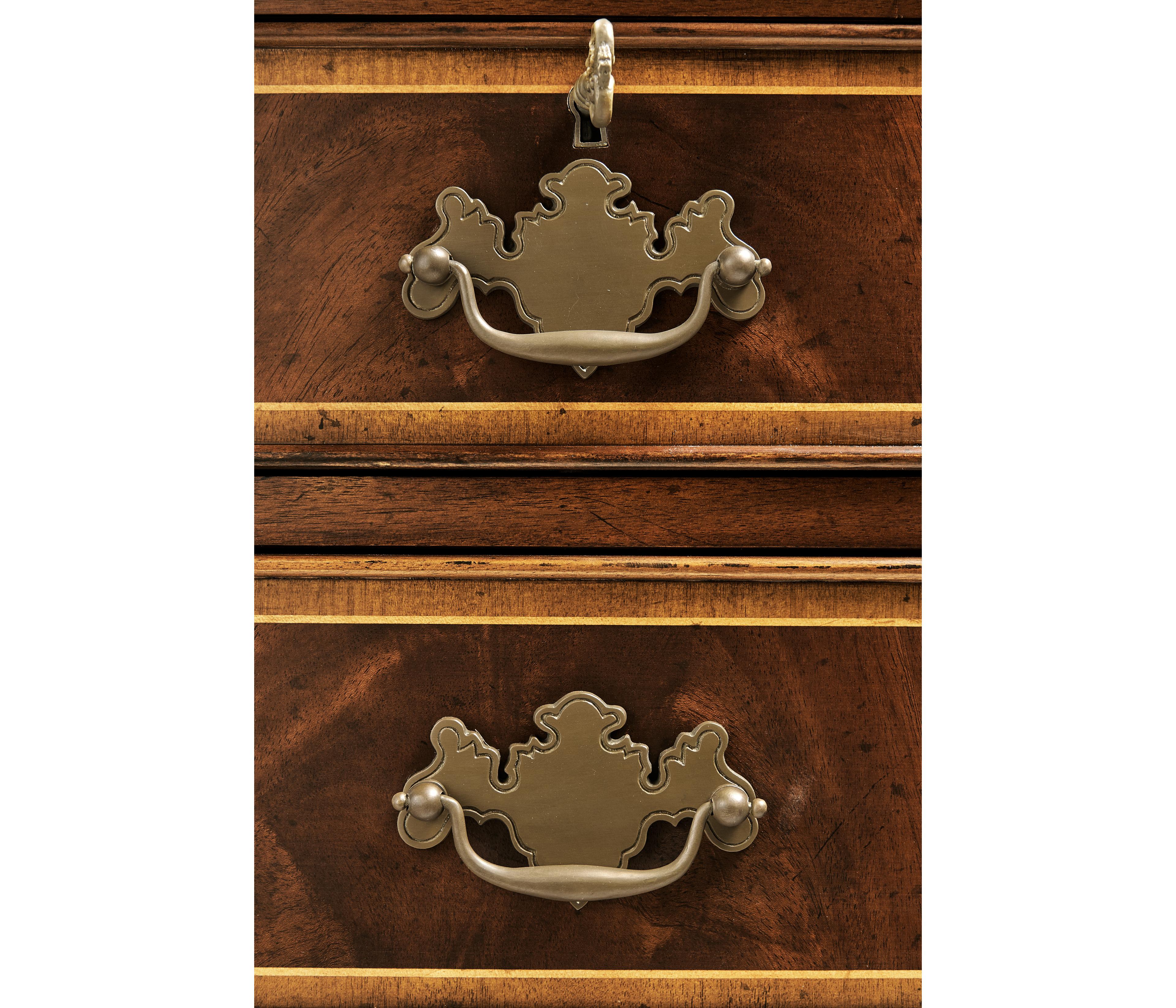 Jonathan Charles Jc Traditional 5-Drawers Brown Mahogany Wood Dresser