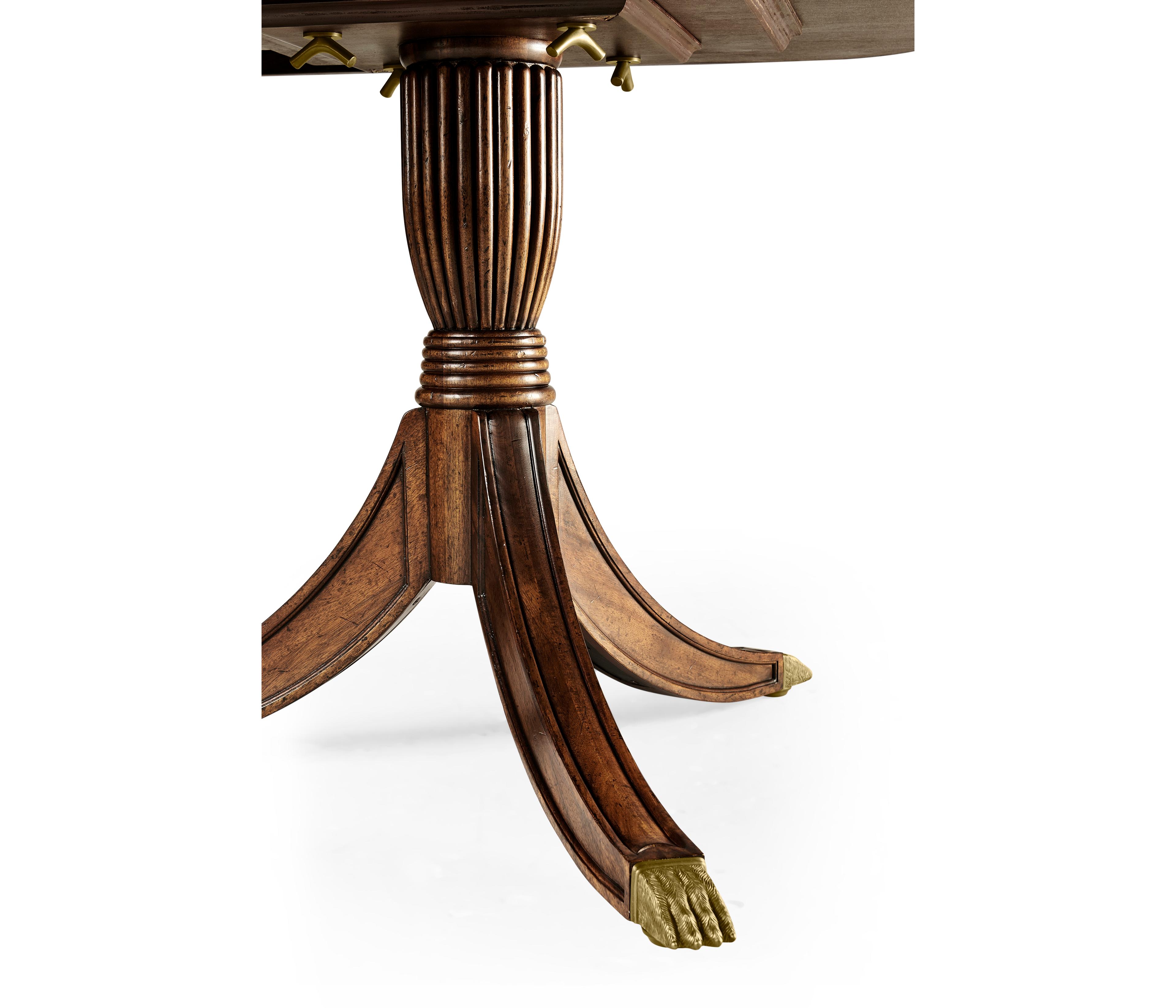 Jonathan Charles Buckingham Rectangular Wood Antique Mahogany Dining Table