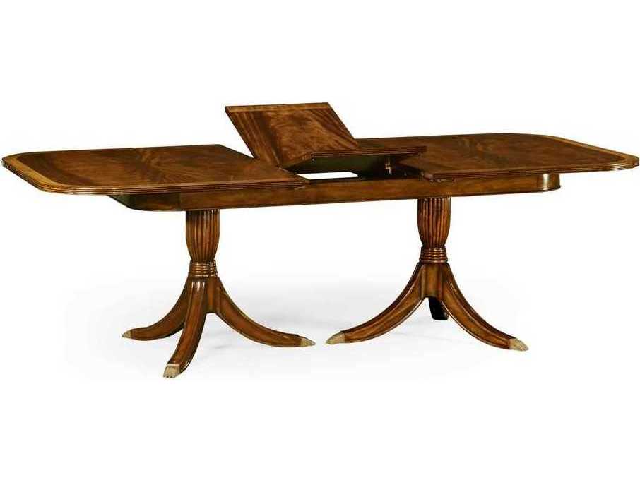 Jonathan Charles Buckingham Rectangular Wood Antique Mahogany Dining Table