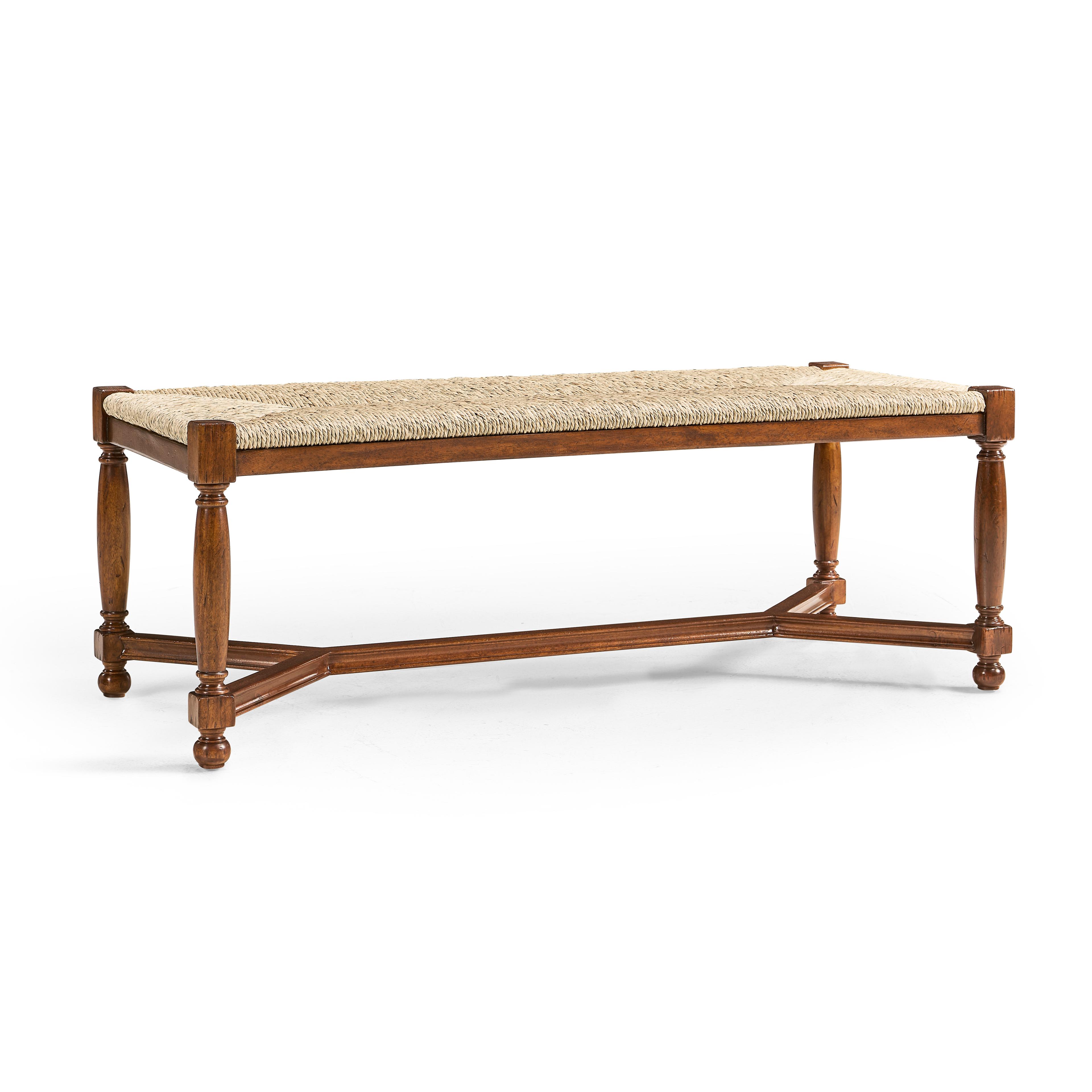 Jonathan Charles Jc Casual Rectangular Wood Walnut Coffee Table