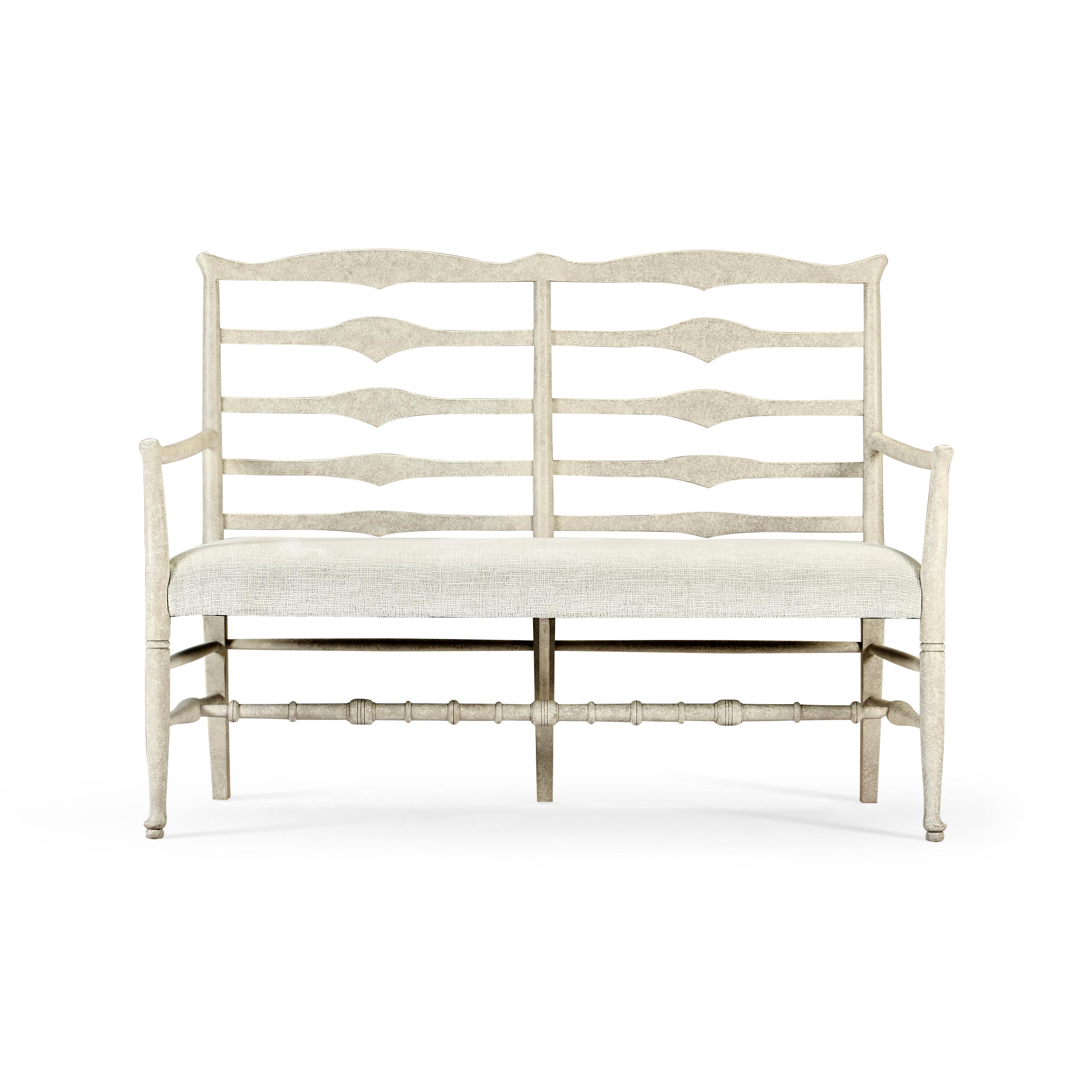 Jonathan Charles Jc Casual Fabric Whitewash Driftwood Coffee Table