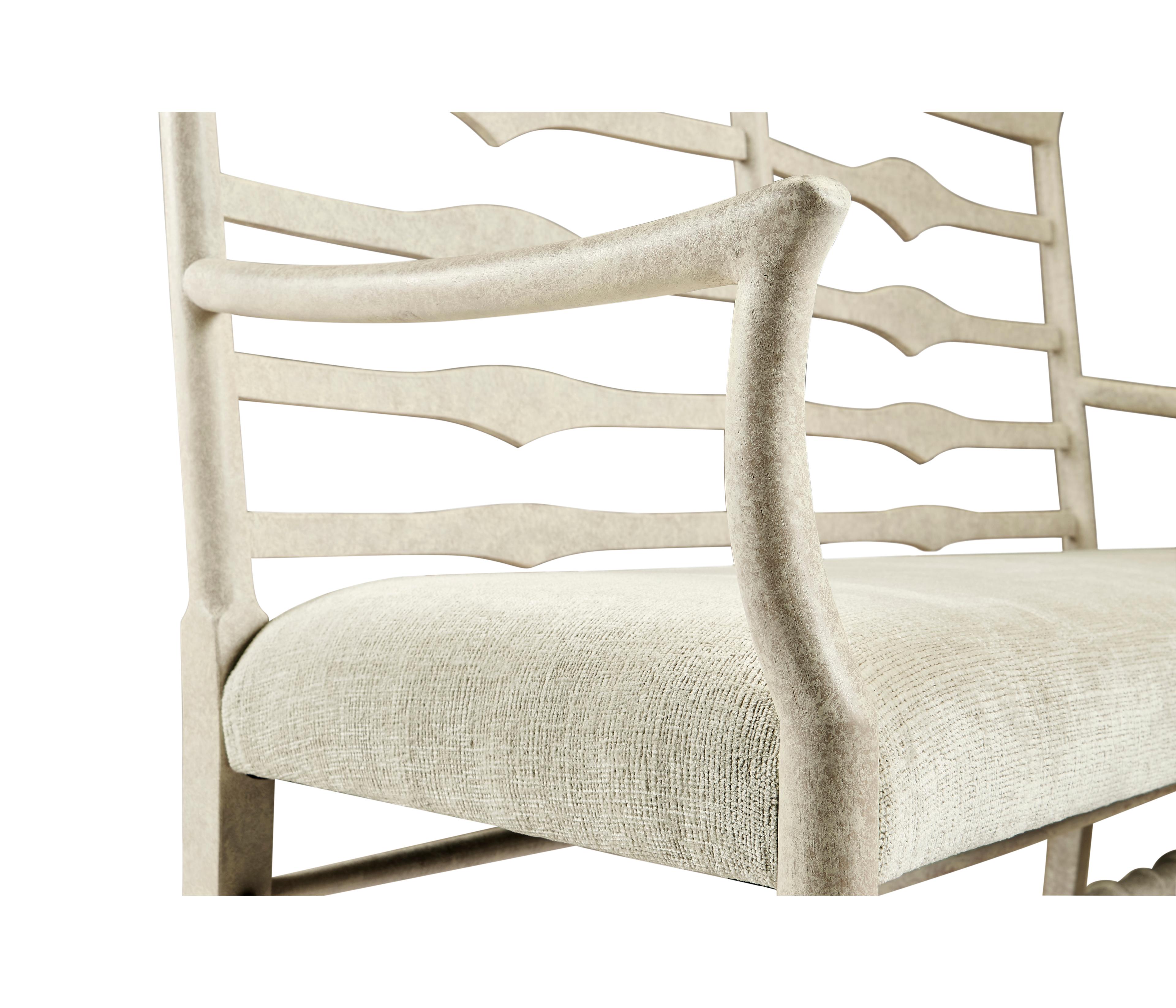 Jonathan Charles Jc Casual Fabric Whitewash Driftwood Coffee Table