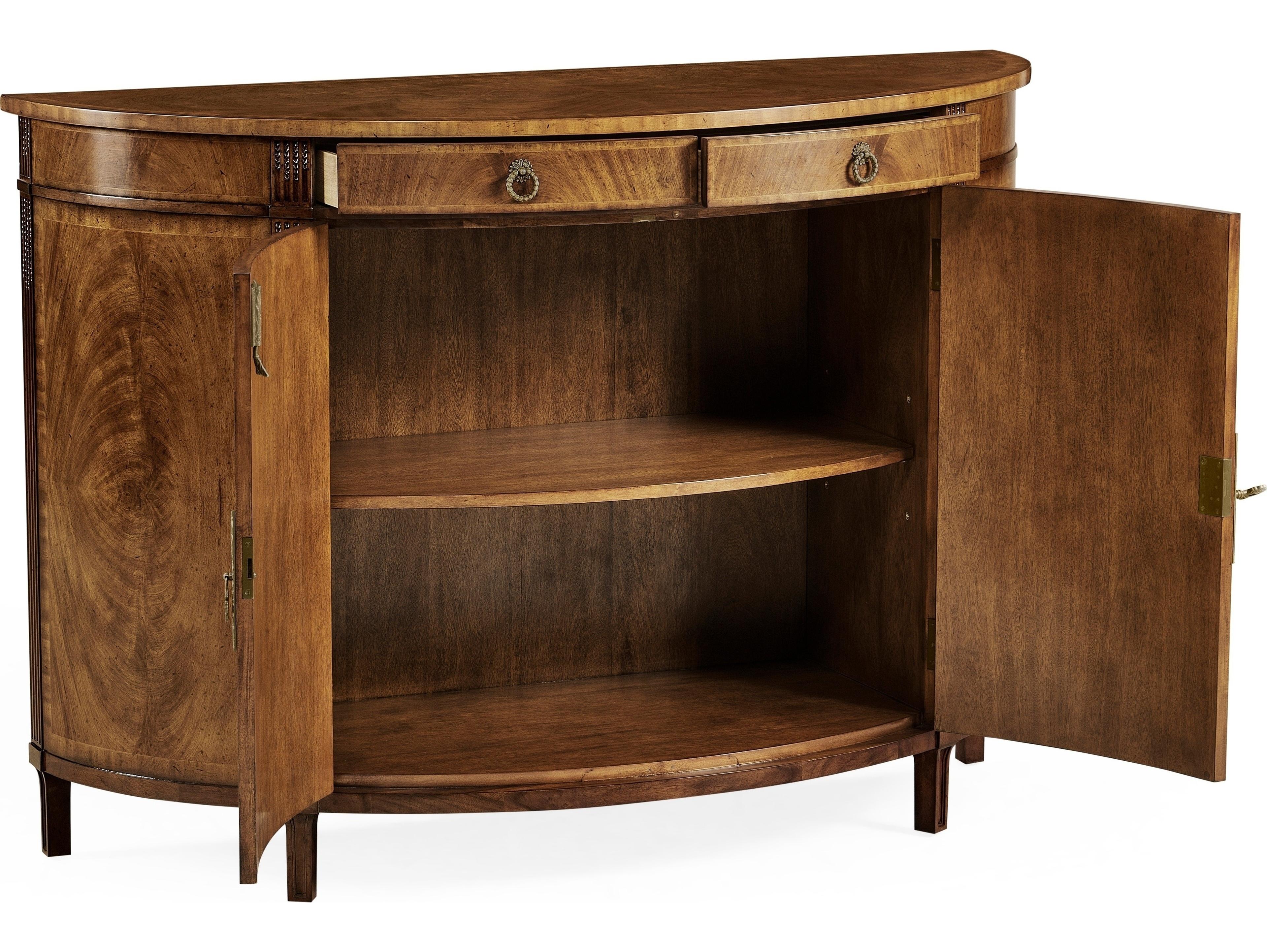 Jonathan Charles Jc Traditional 54" Acacia Wood Brown Crotch Walnut JC Sideboard