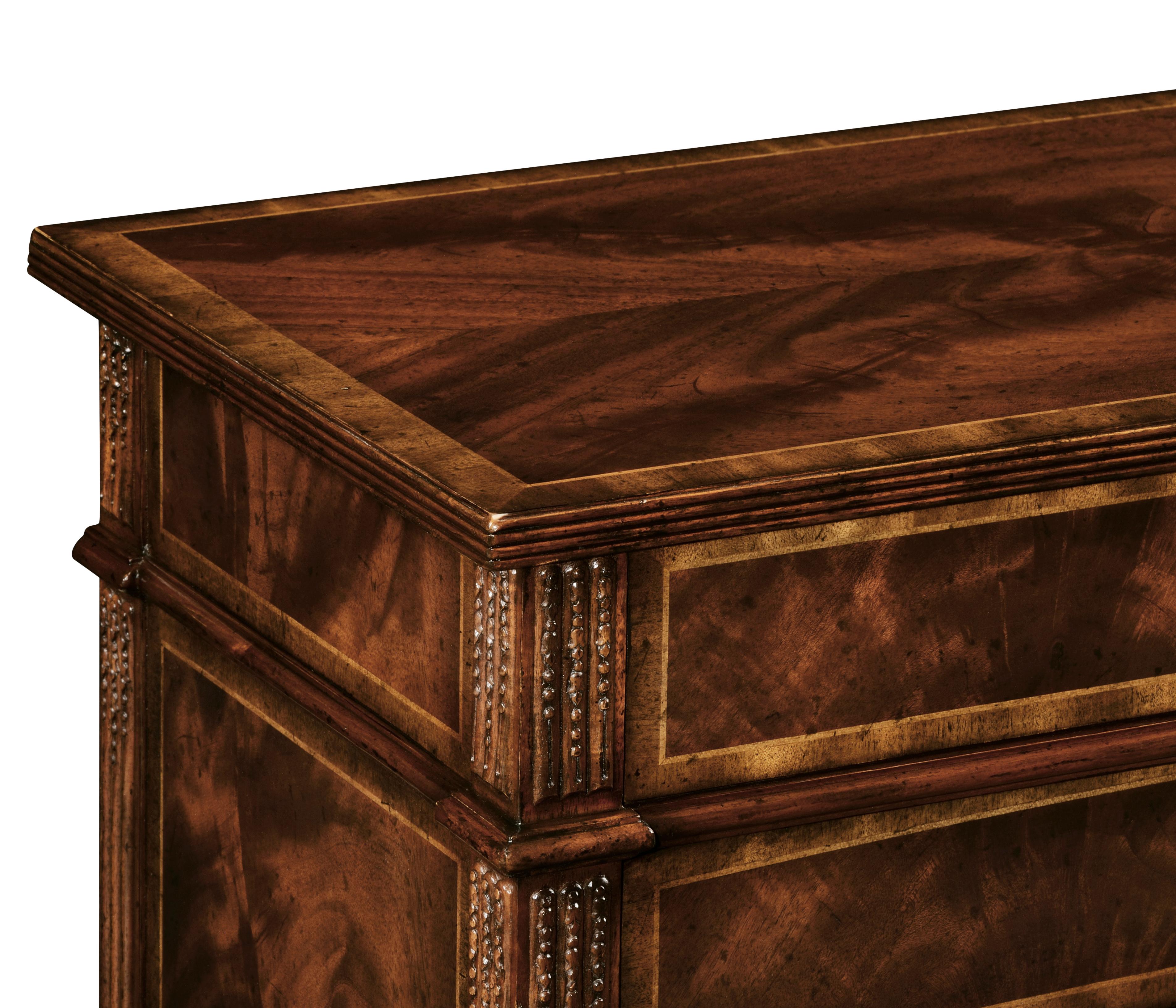 Jonathan Charles Jc Traditional 5-Drawers Brown Acacia Wood Dresser