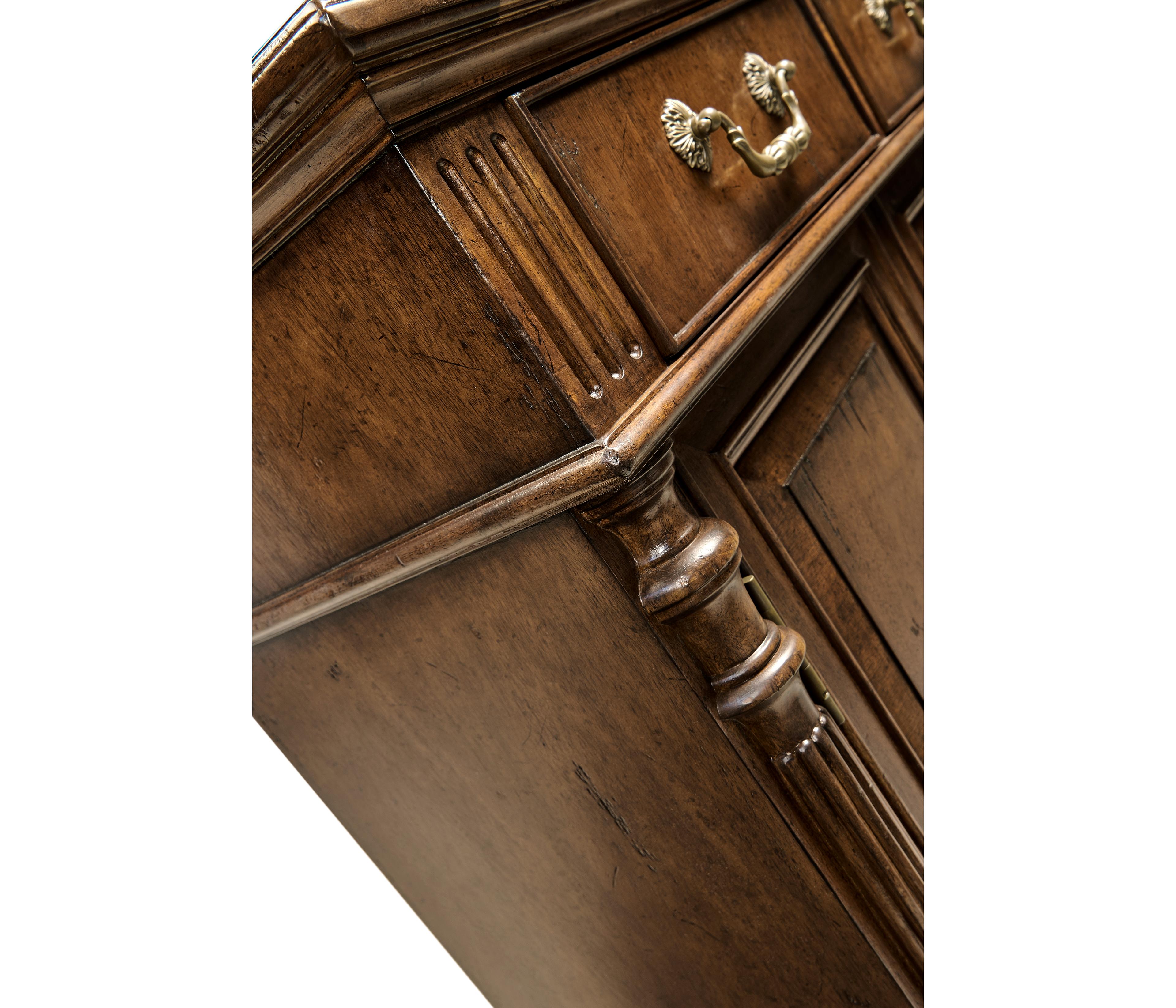 Jonathan Charles Jc Traditional Rectangular Wood Walnut Console Table