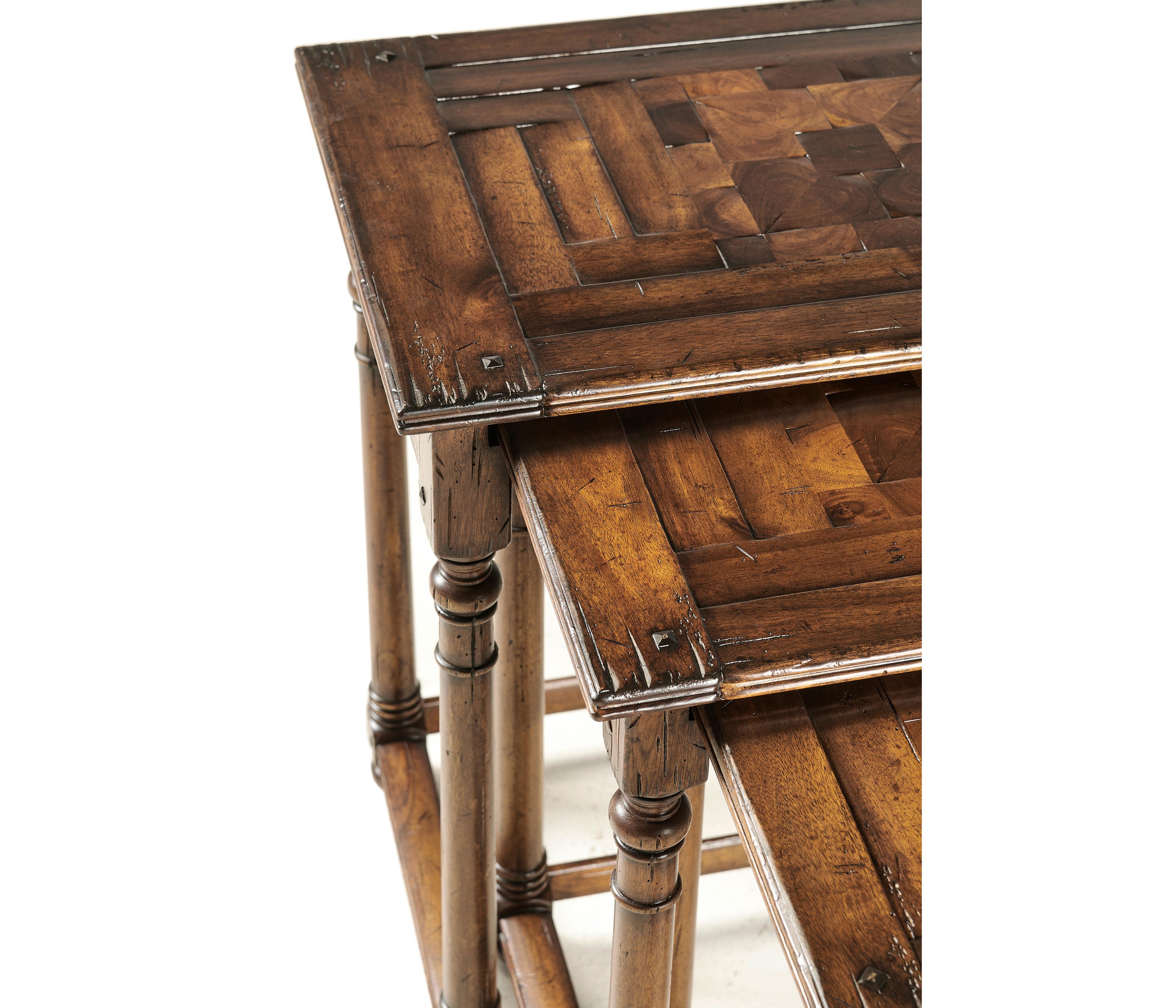 Jonathan Charles Jc Casual Rectangular Wood Country Oyster End Table