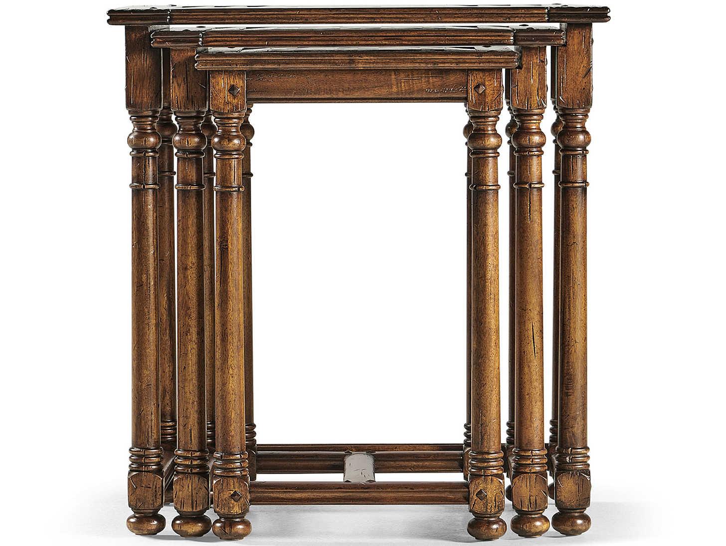 Jonathan Charles Jc Casual Rectangular Wood Country Oyster End Table
