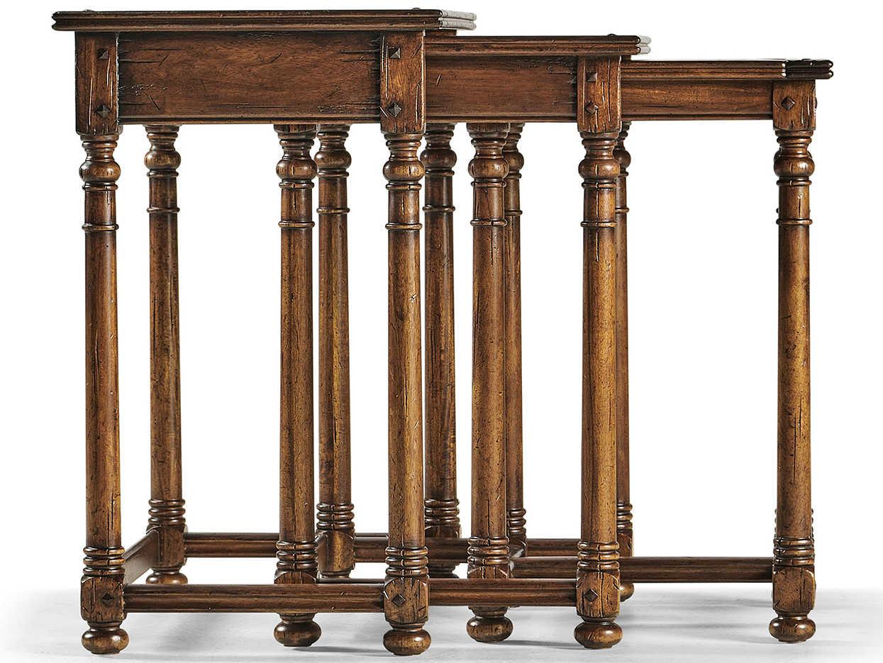 Jonathan Charles Jc Casual Rectangular Wood Country Oyster End Table