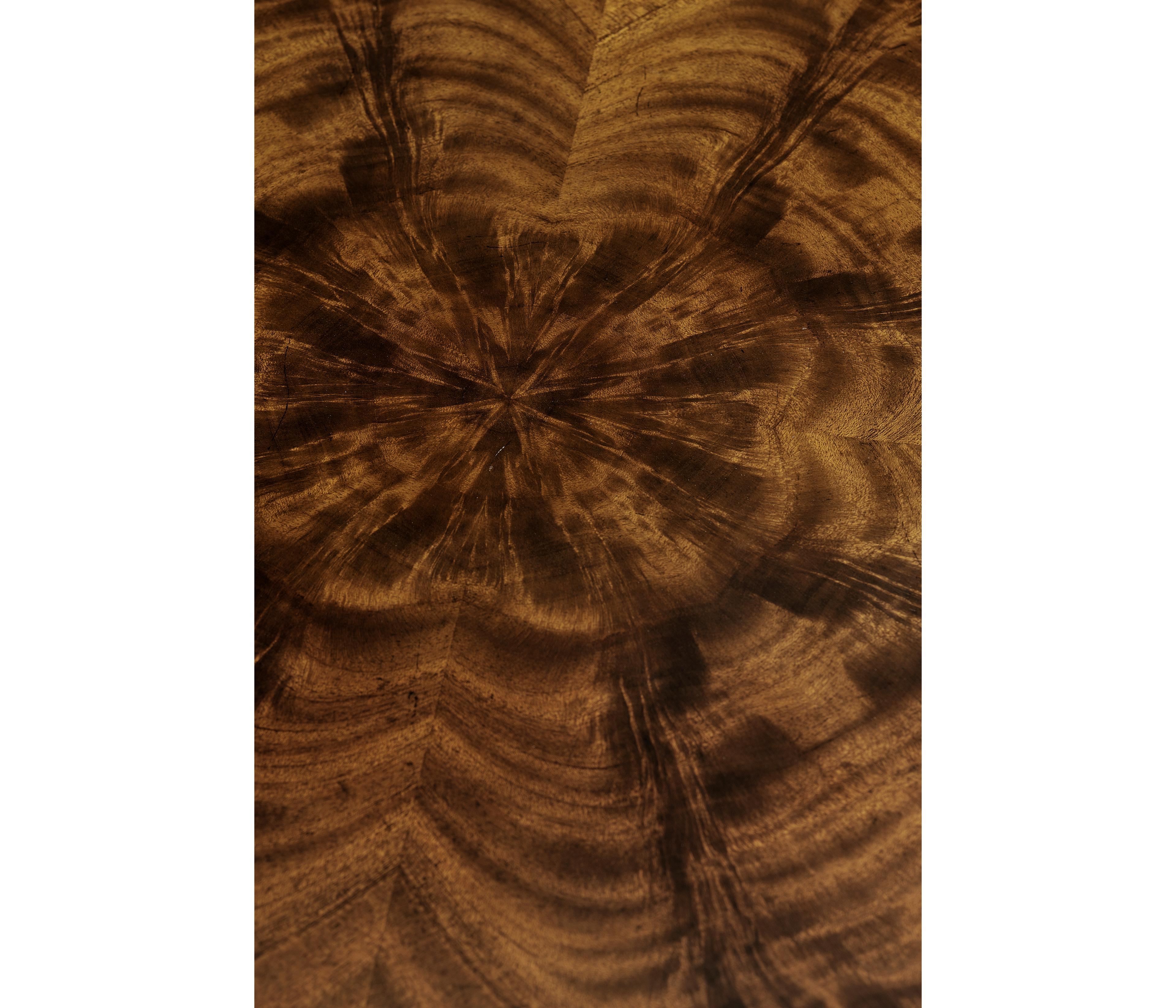 Jonathan Charles Clean & Classic Round Wood Light Antique Mahogany End Table