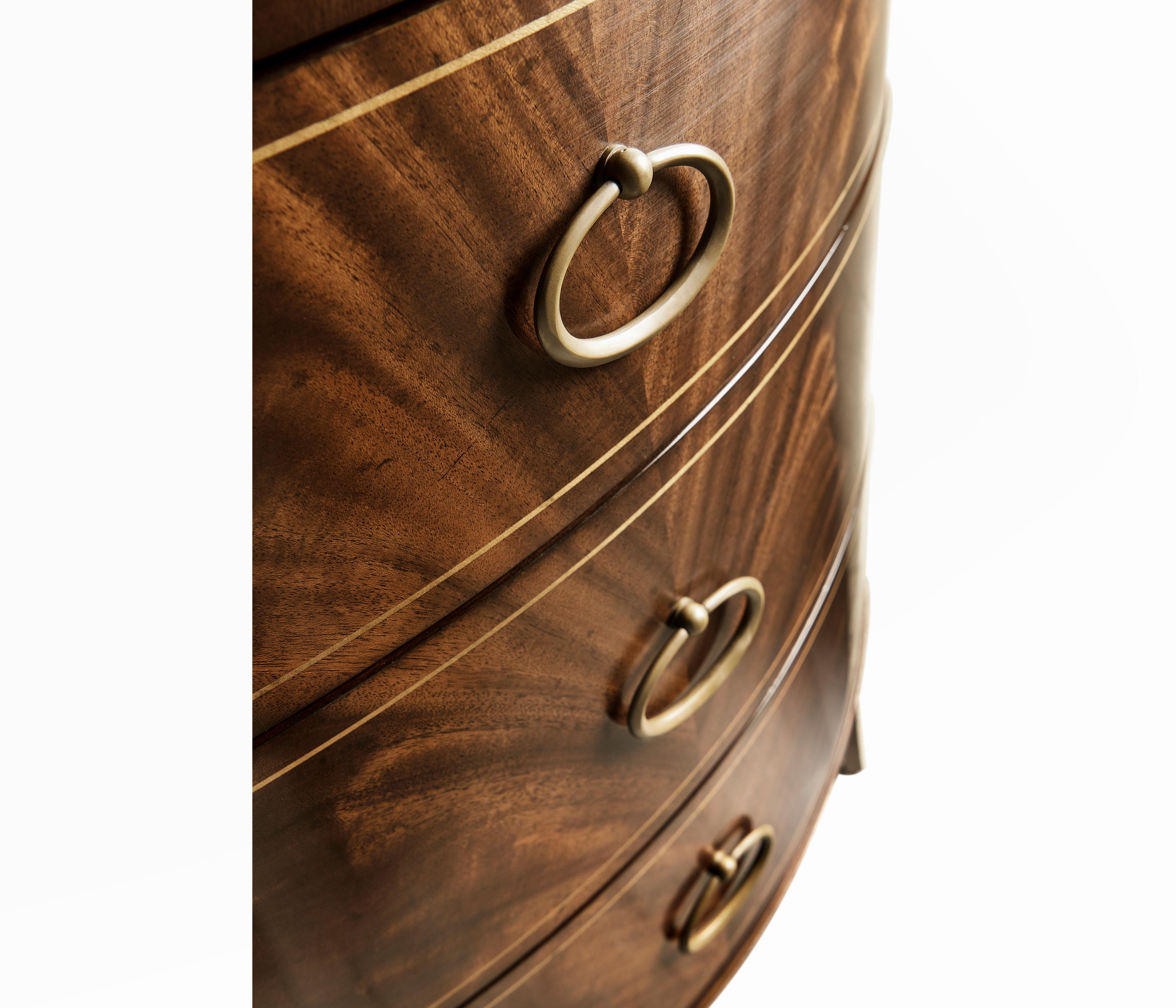 Jonathan Charles Clean & Classic Light Antique Mahogany Brown Acacia Wood Accent Chest