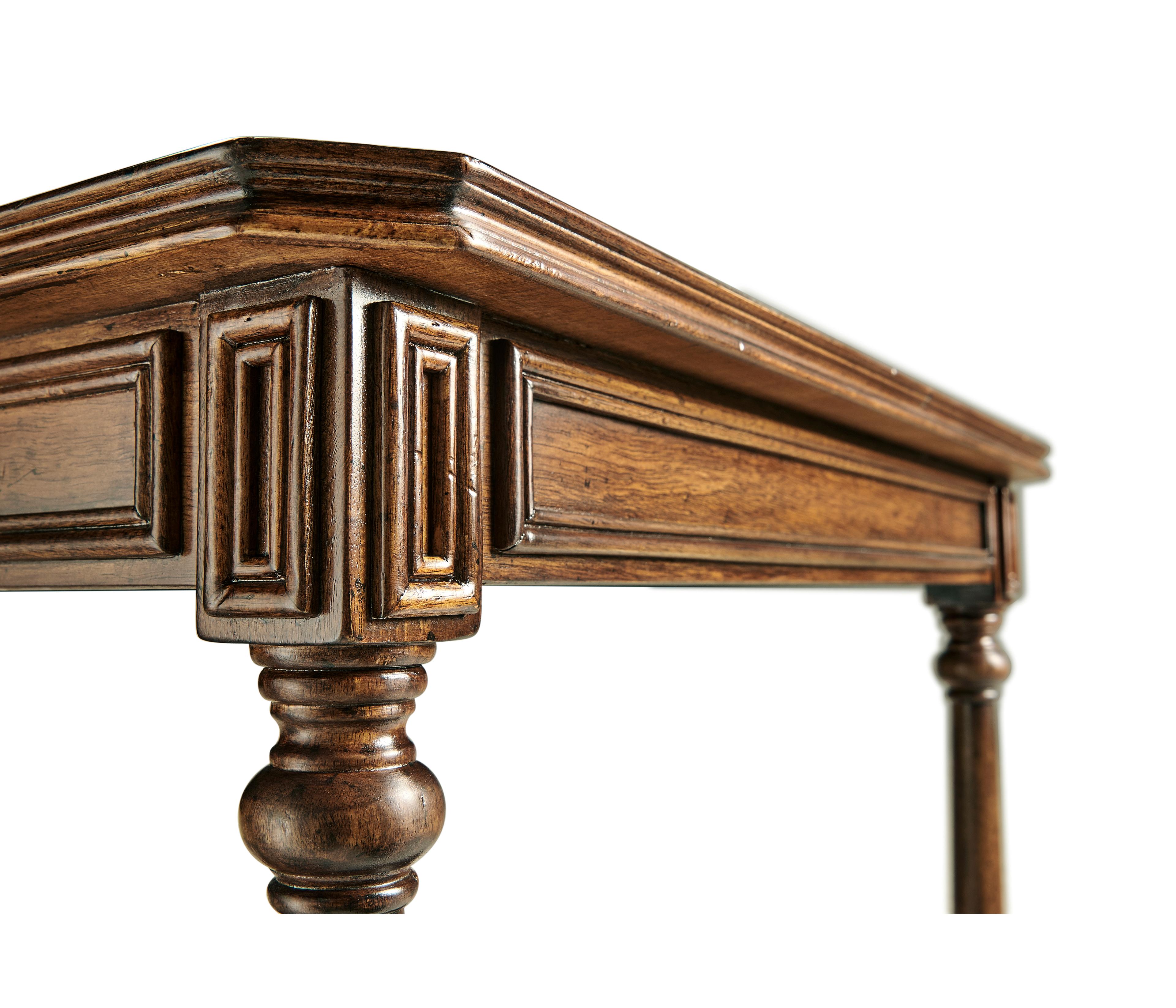 Jonathan Charles Jc Casual Square Wood Walnut End Table