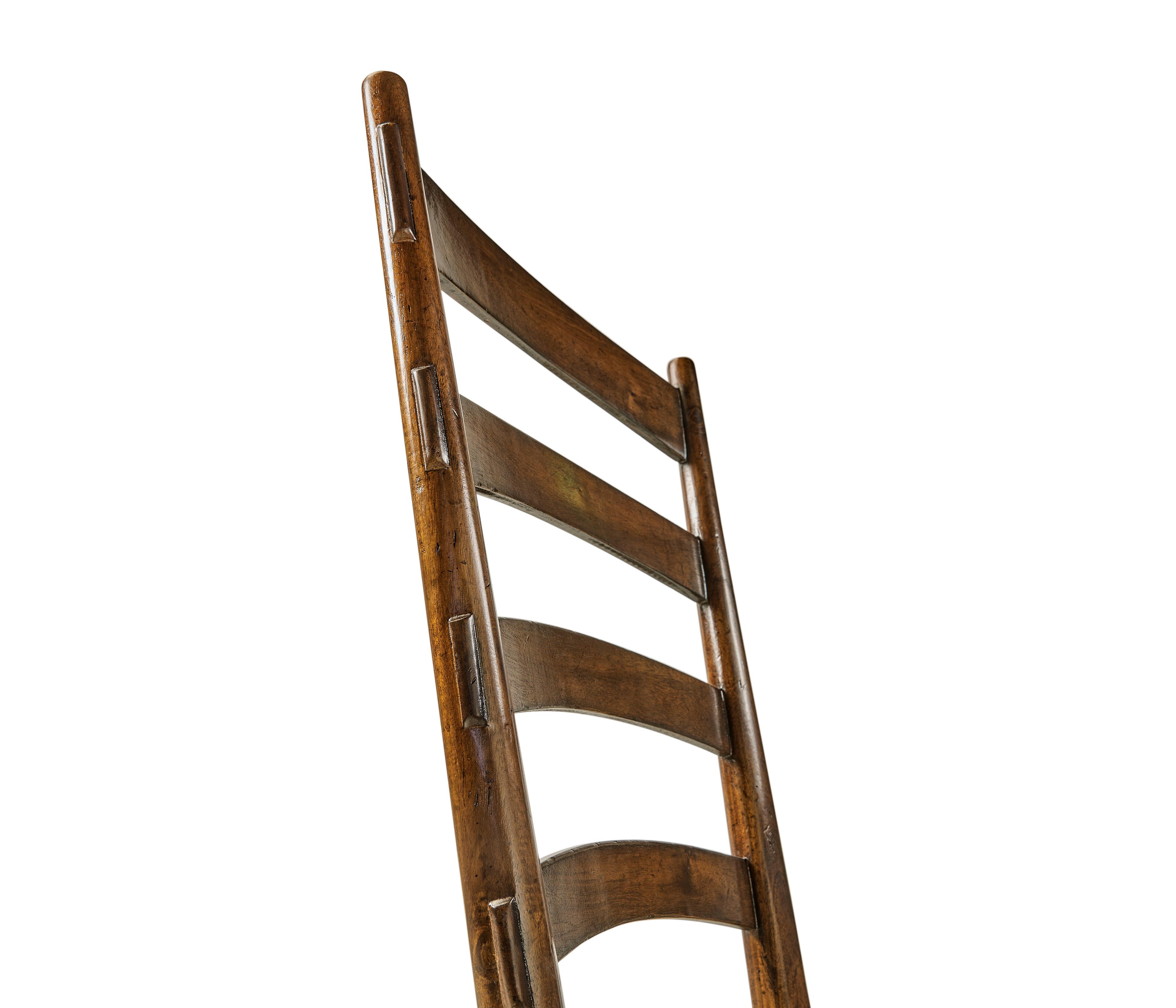 Jonathan Charles Jc Casual Acacia Wood Brown Upholstered Armless Dining Chair